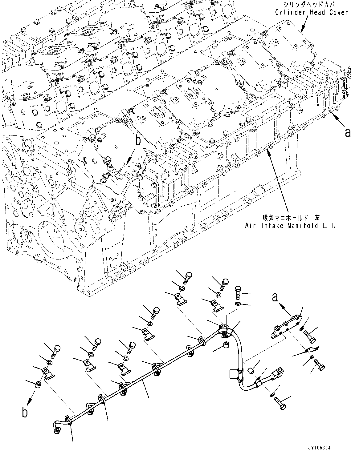 Жгут проводов 6266-82-7110 KOMATSU