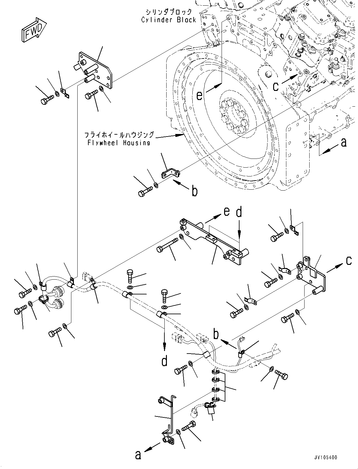 Кронштейн 6266-82-6140 KOMATSU