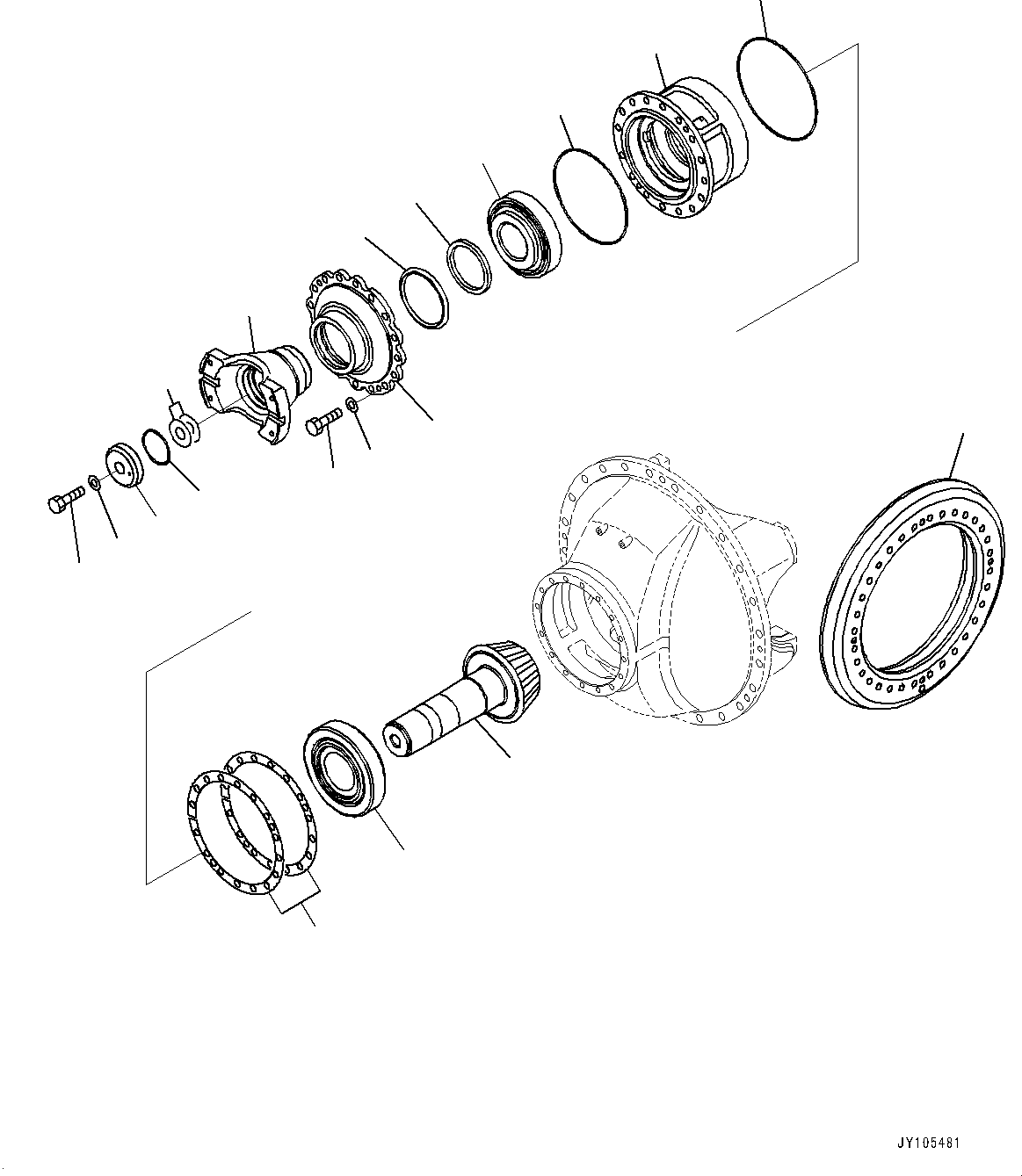Уплотнительное кольцо круглого сечения 07000-A5335 KOMATSU