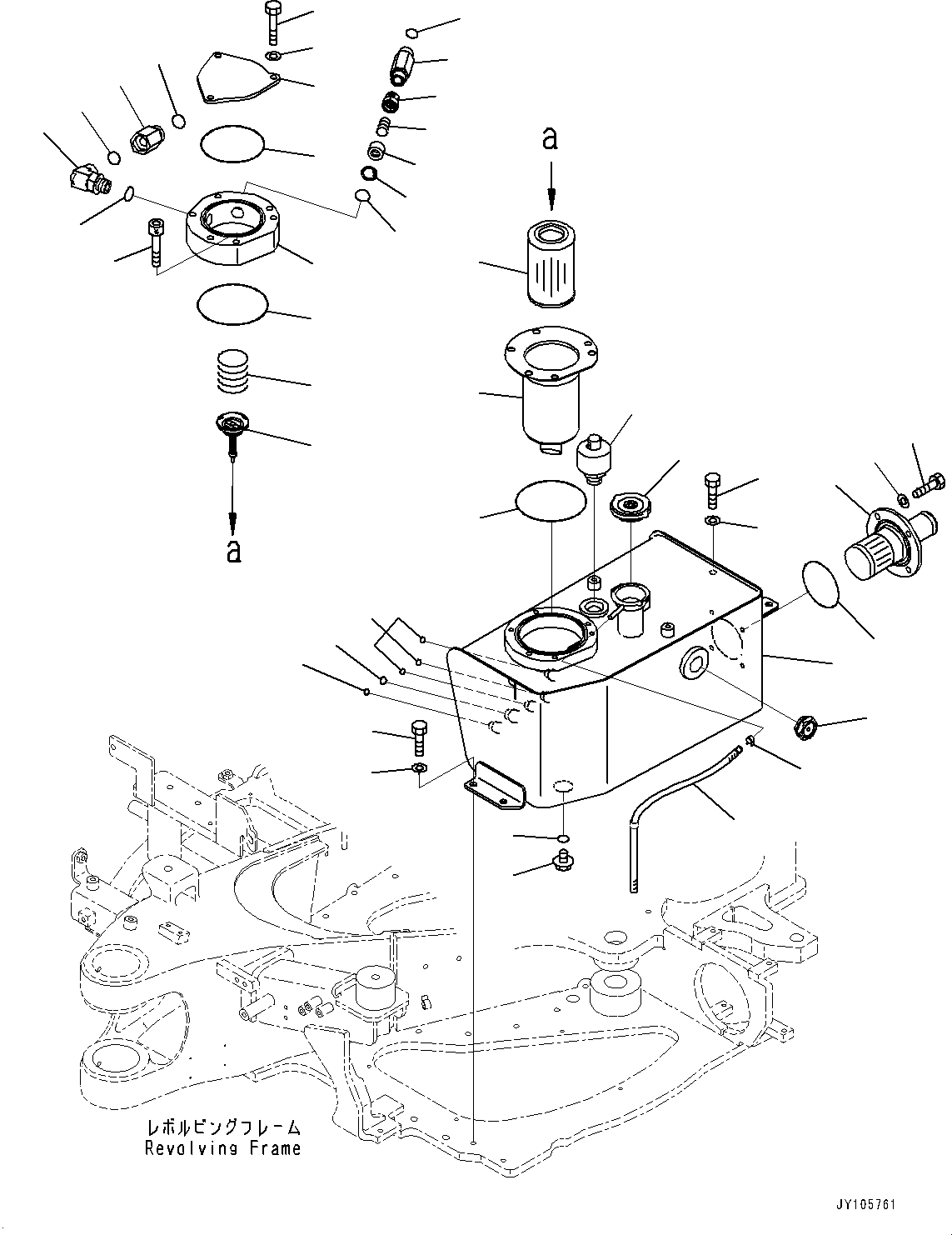 Запорный элемент клапана 2A1-60-52140 KOMATSU