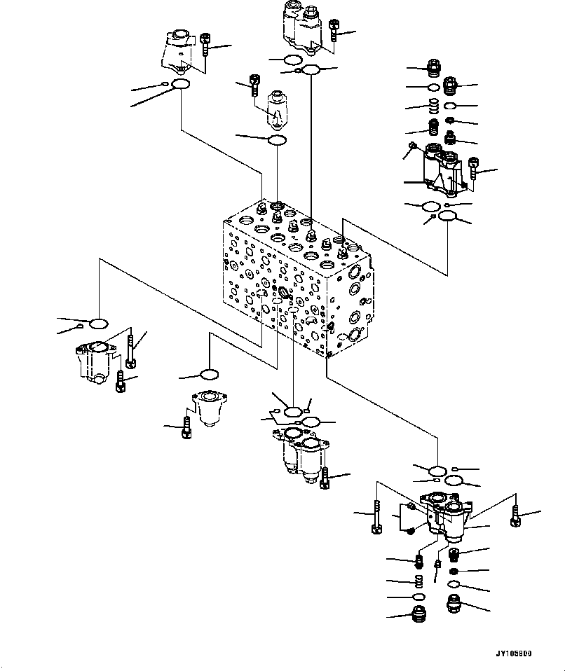 Корпус в сборе 723-46-18680 KOMATSU