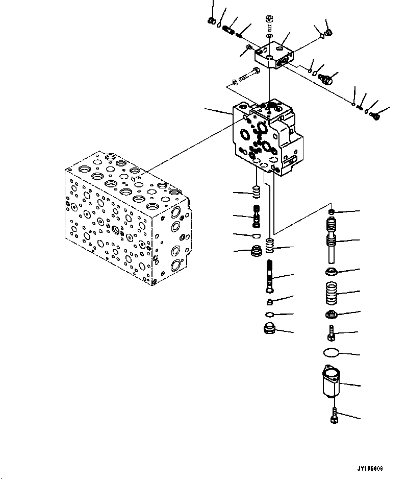 Клапан в сборе 723-40-72400 KOMATSU