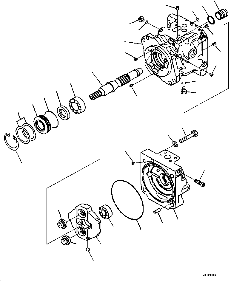 Насос (подузел) 708-1U-01320 KOMATSU