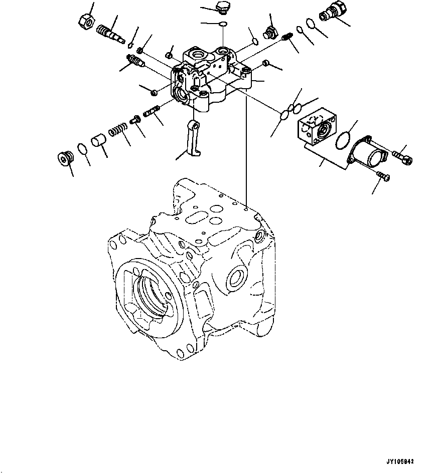 Клапан в сборе 708-1U-03480 KOMATSU