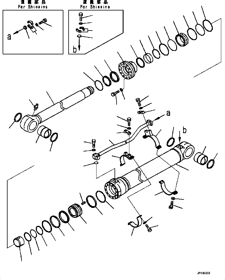 Трубка 707-86-01740 KOMATSU