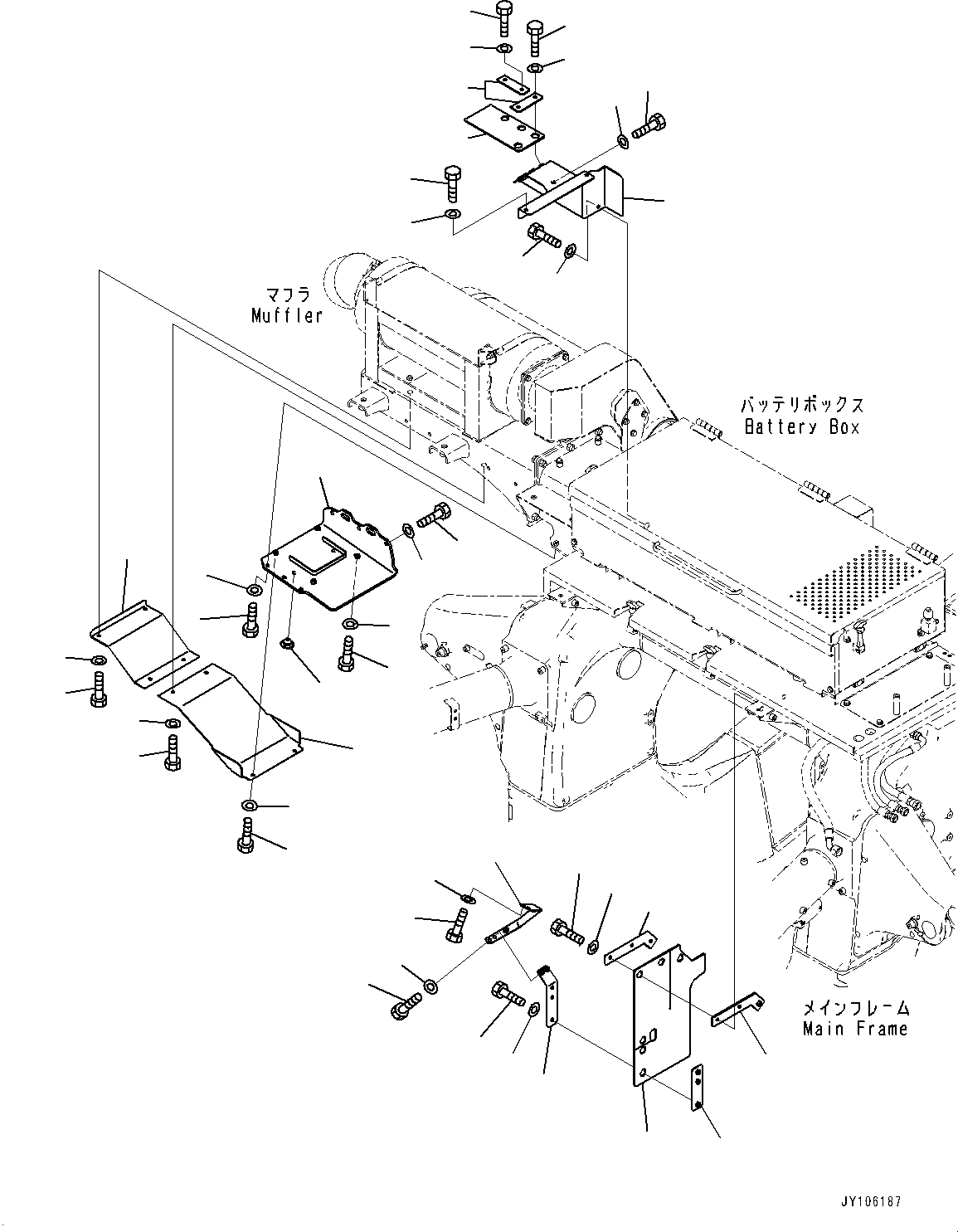 Резиновый элемент 561-89-9A321 KOMATSU