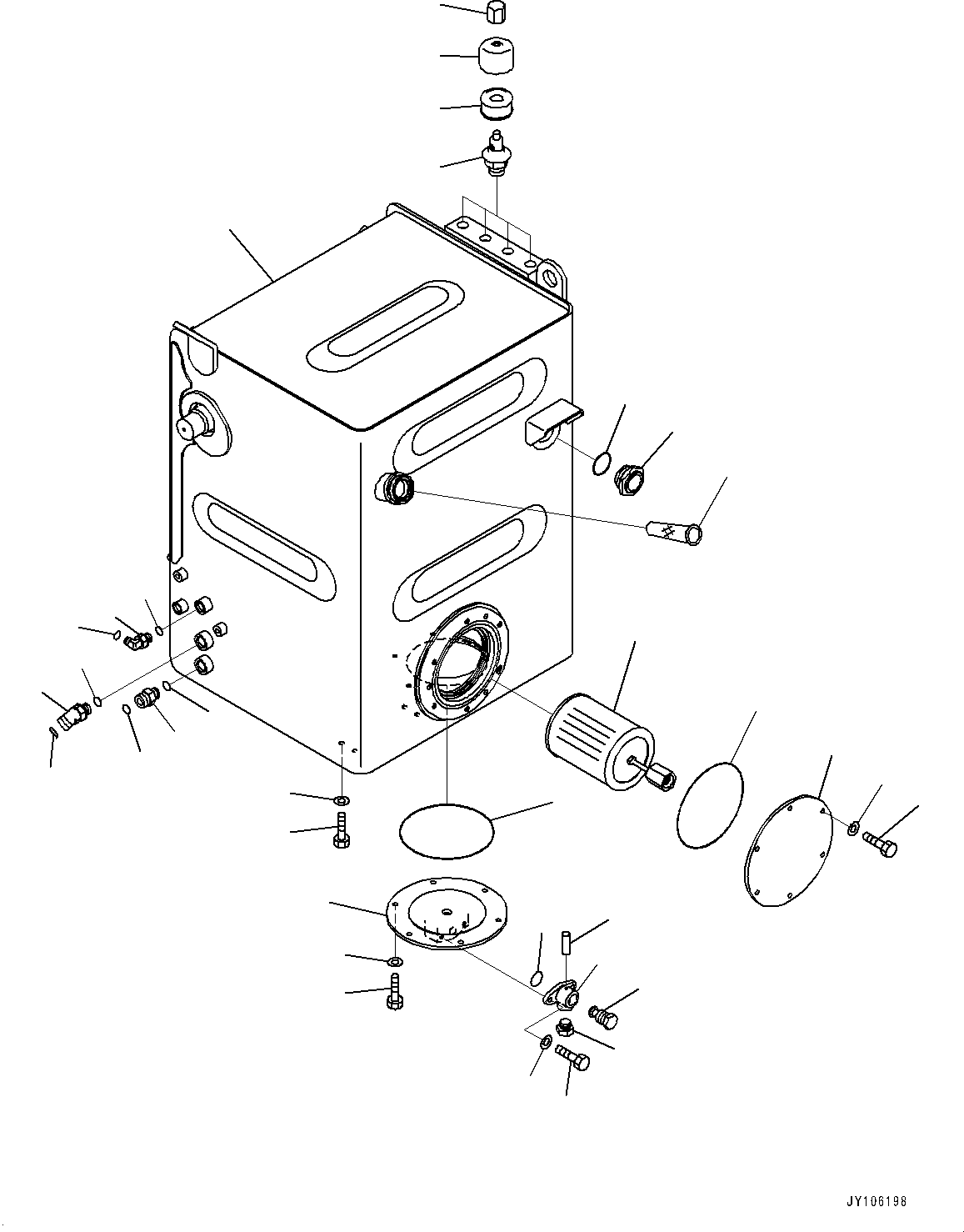 Tank Assembly, Hydraulic Oil 561-60-91112 KOMATSU