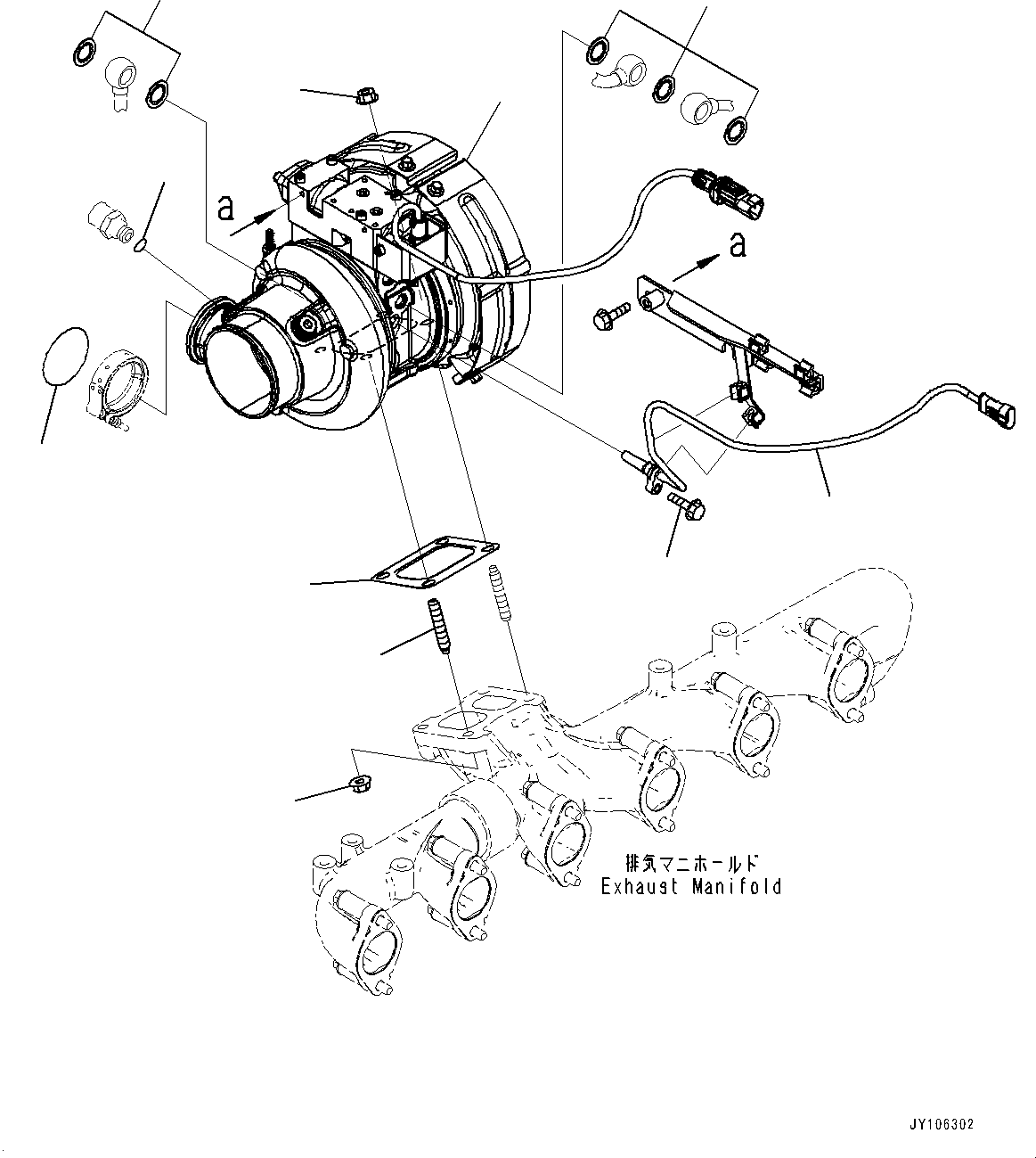 Turbocharger 6746-81-8111 KOMATSU
