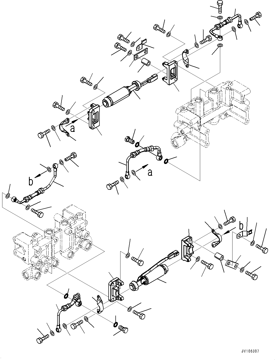 Шланг 6219-71-6991 KOMATSU