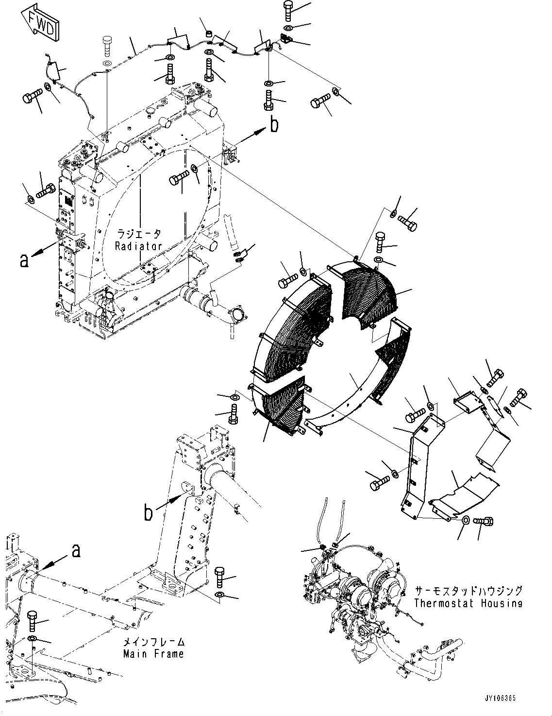 Cover Group 561-03-9A981 KOMATSU