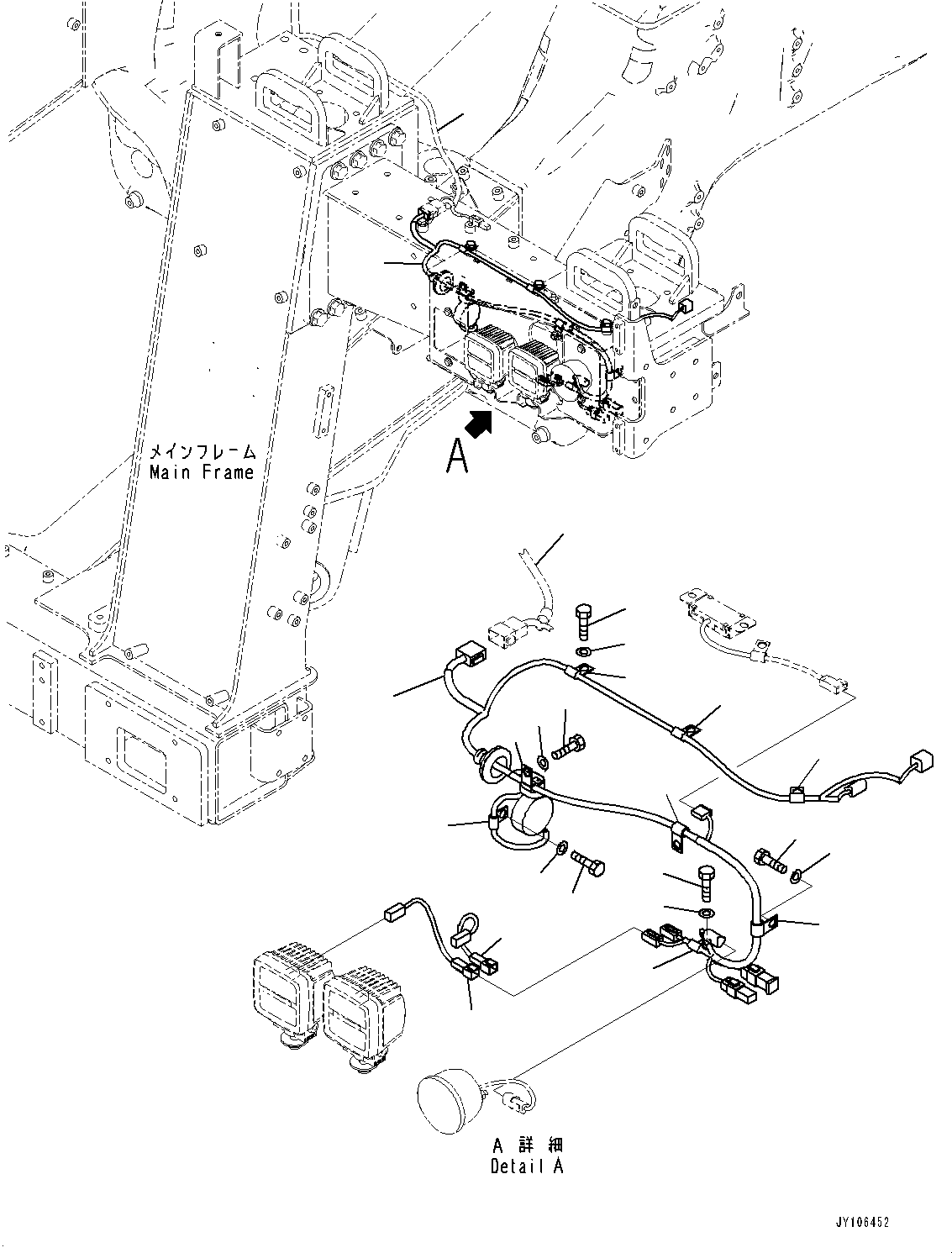 Wiring Harness(Electric Wiring Harness,Wiring Harness) (561-06-9A231) KOMATSU