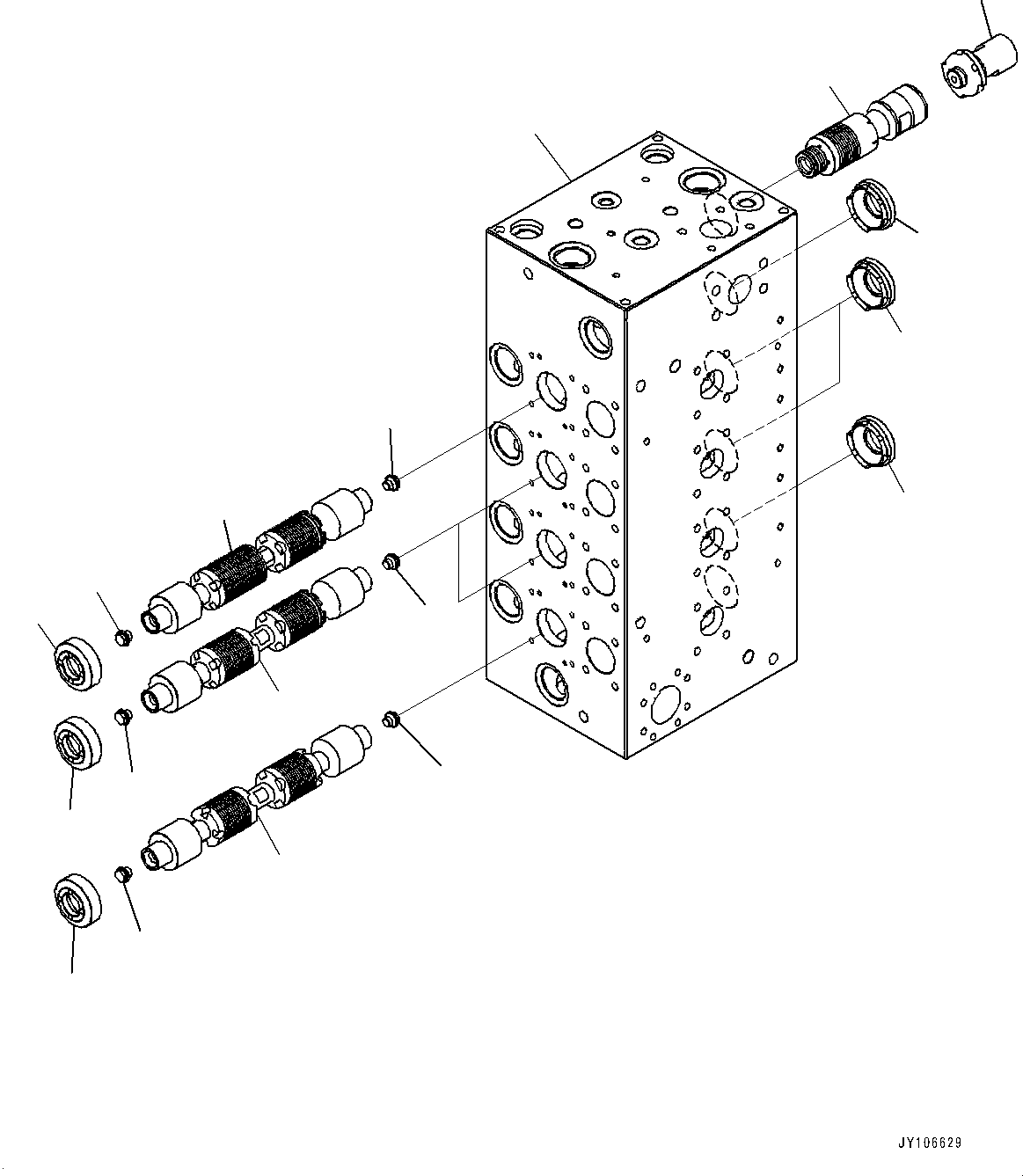 Клапан управления в сборе 709-54-11100 KOMATSU