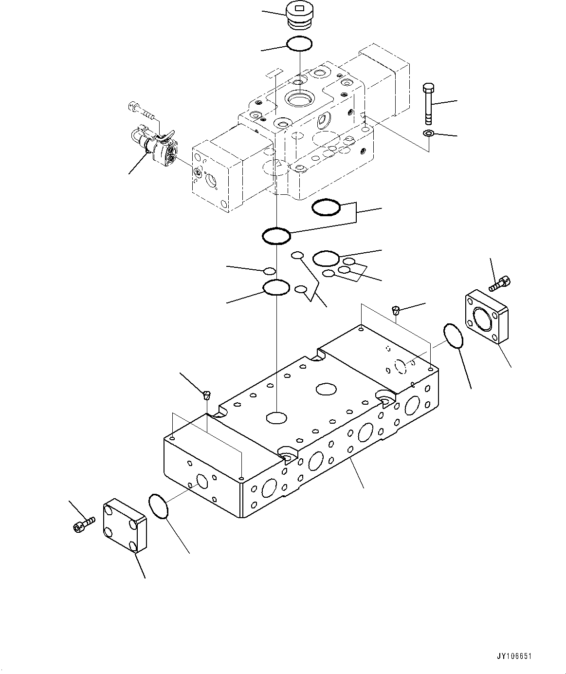 Блок 709-56-13430 KOMATSU