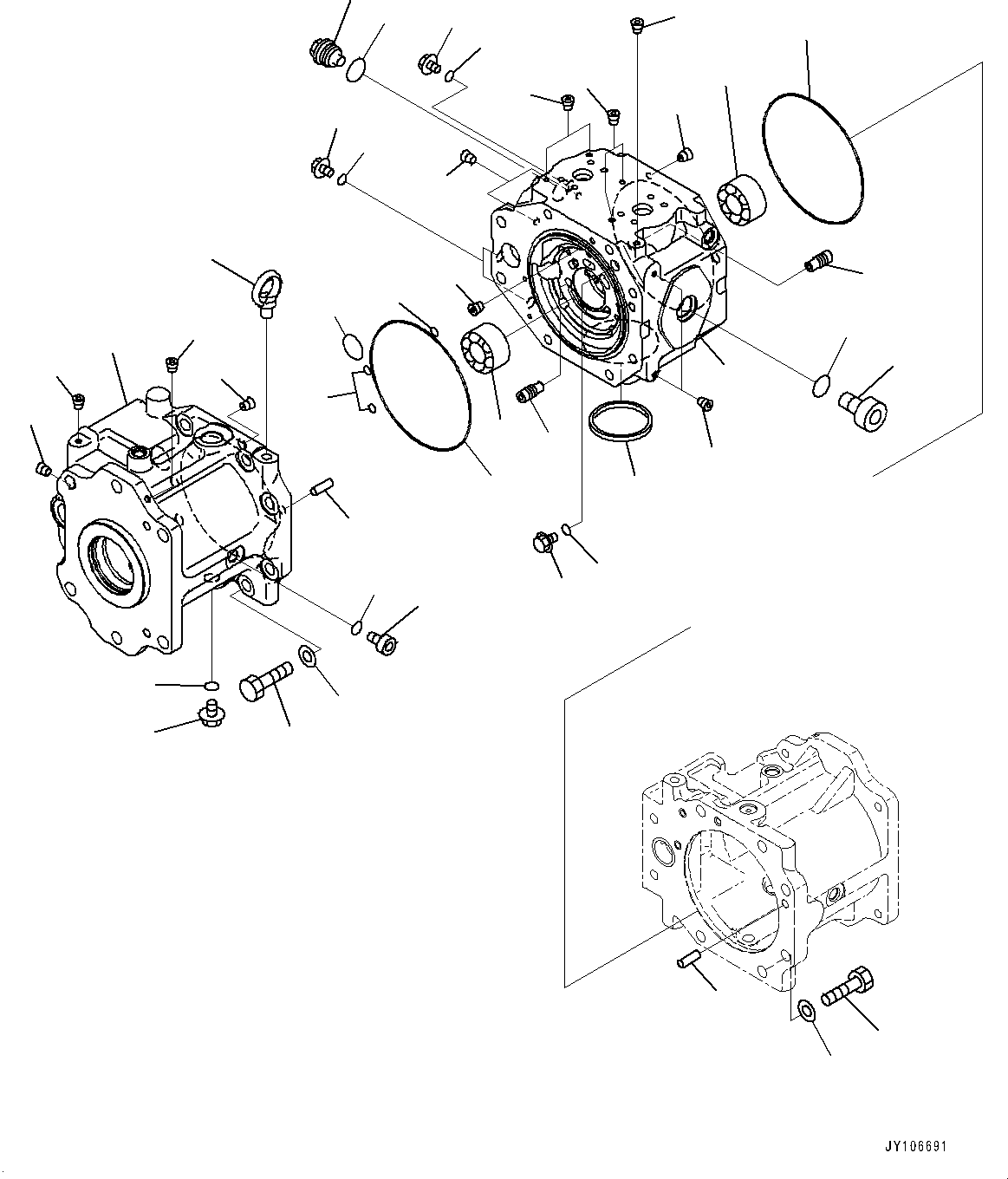 Насос (подузел) (708-2K-01430) KOMATSU