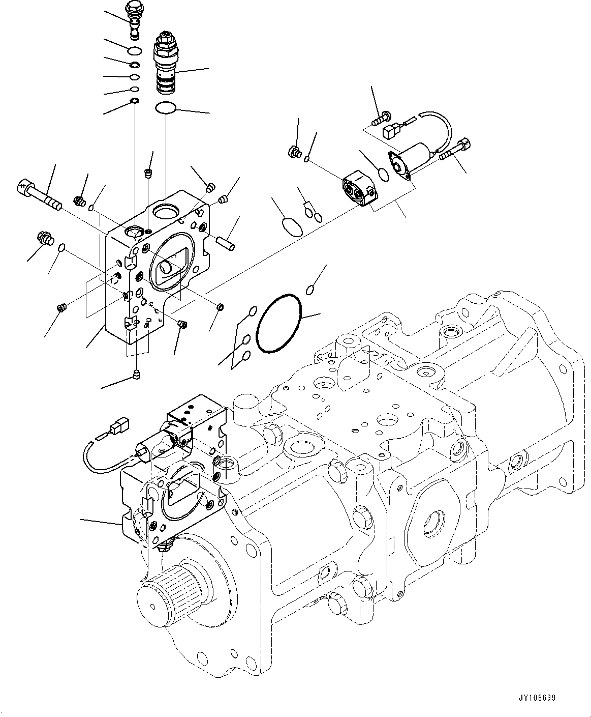 Valve Assembly, Servo 708-2K-03190 KOMATSU