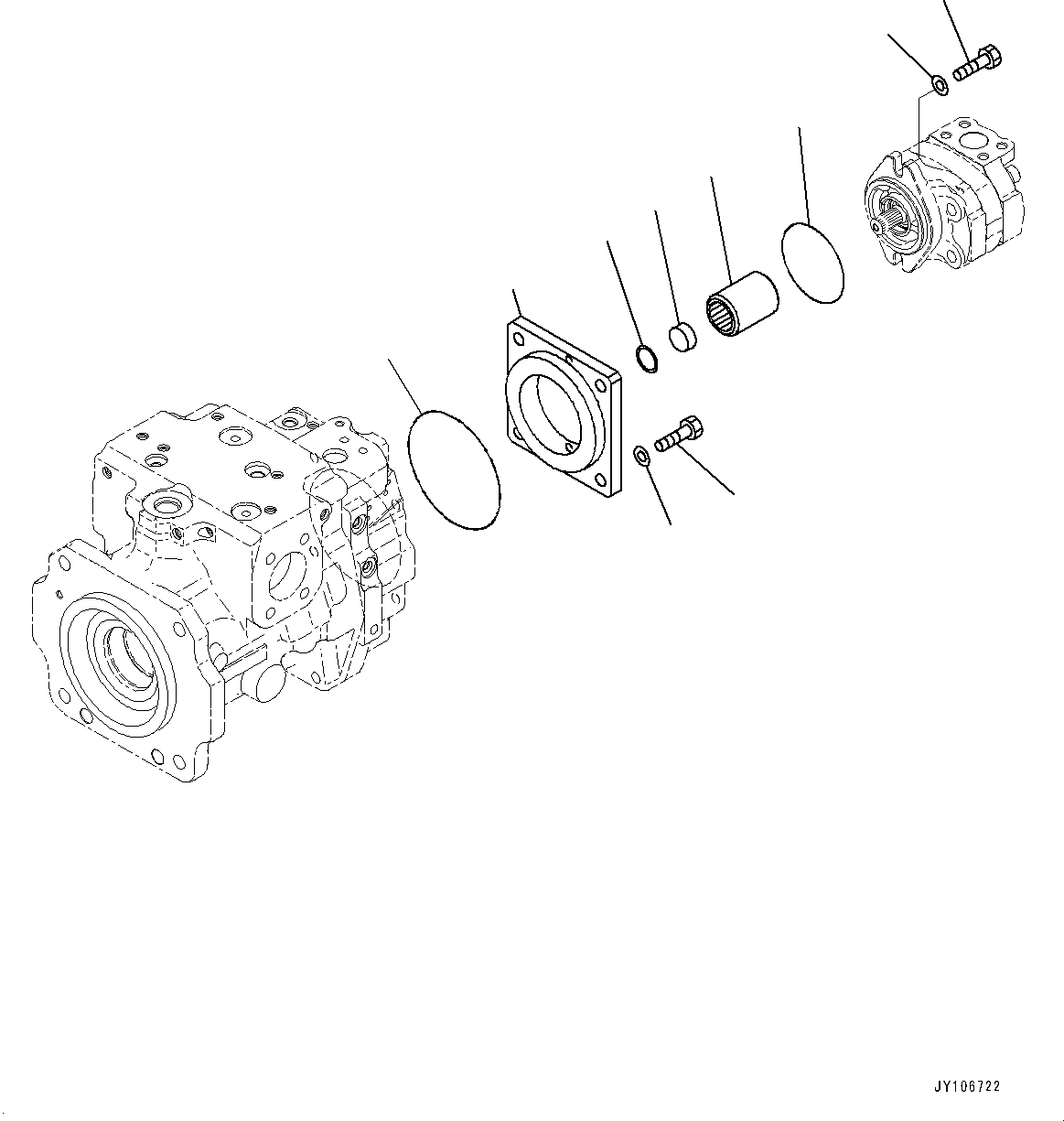 RING ASSEMBLY 708-2E-12140 KOMATSU