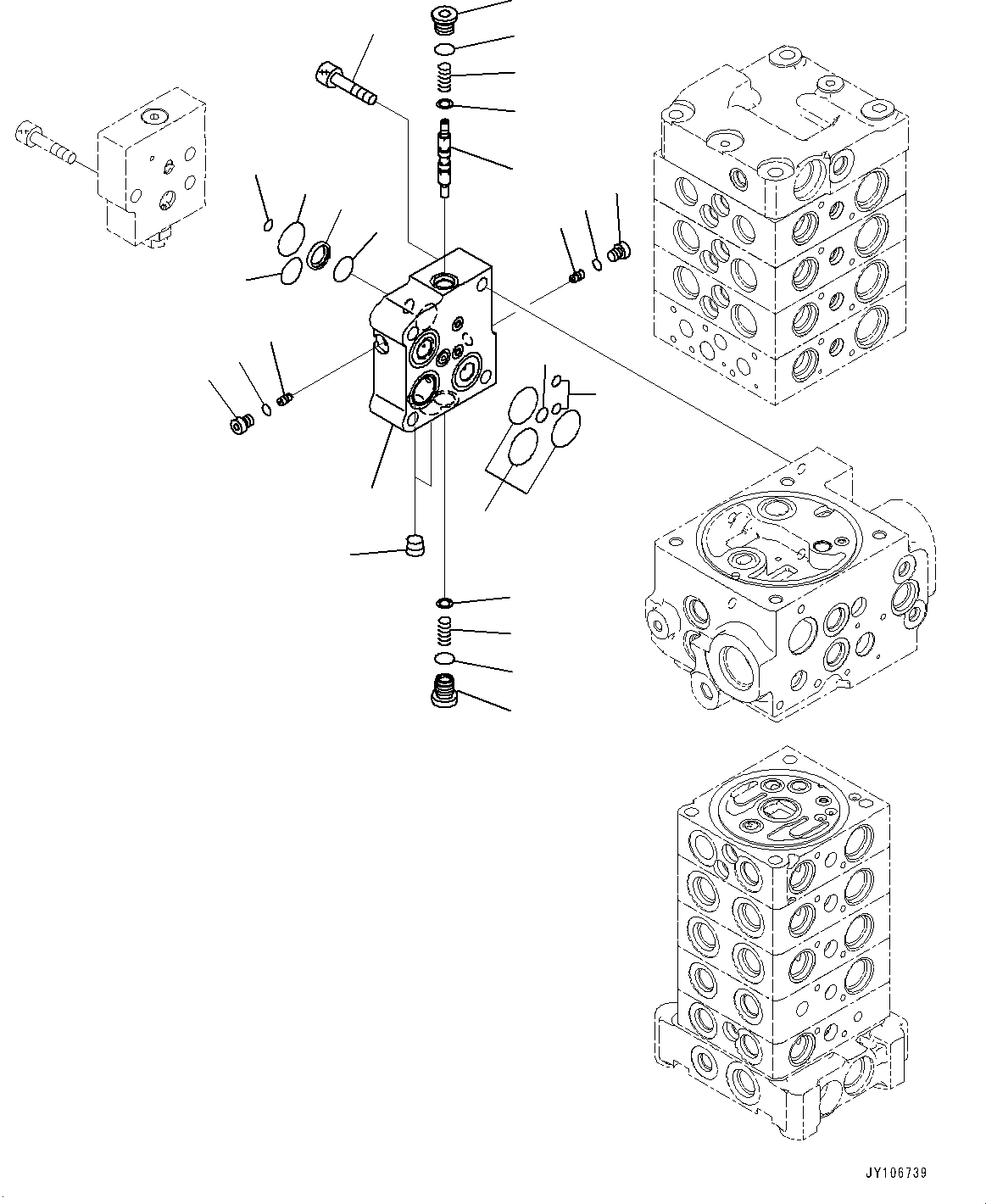 Клапан в сборе 723-20-98500 KOMATSU