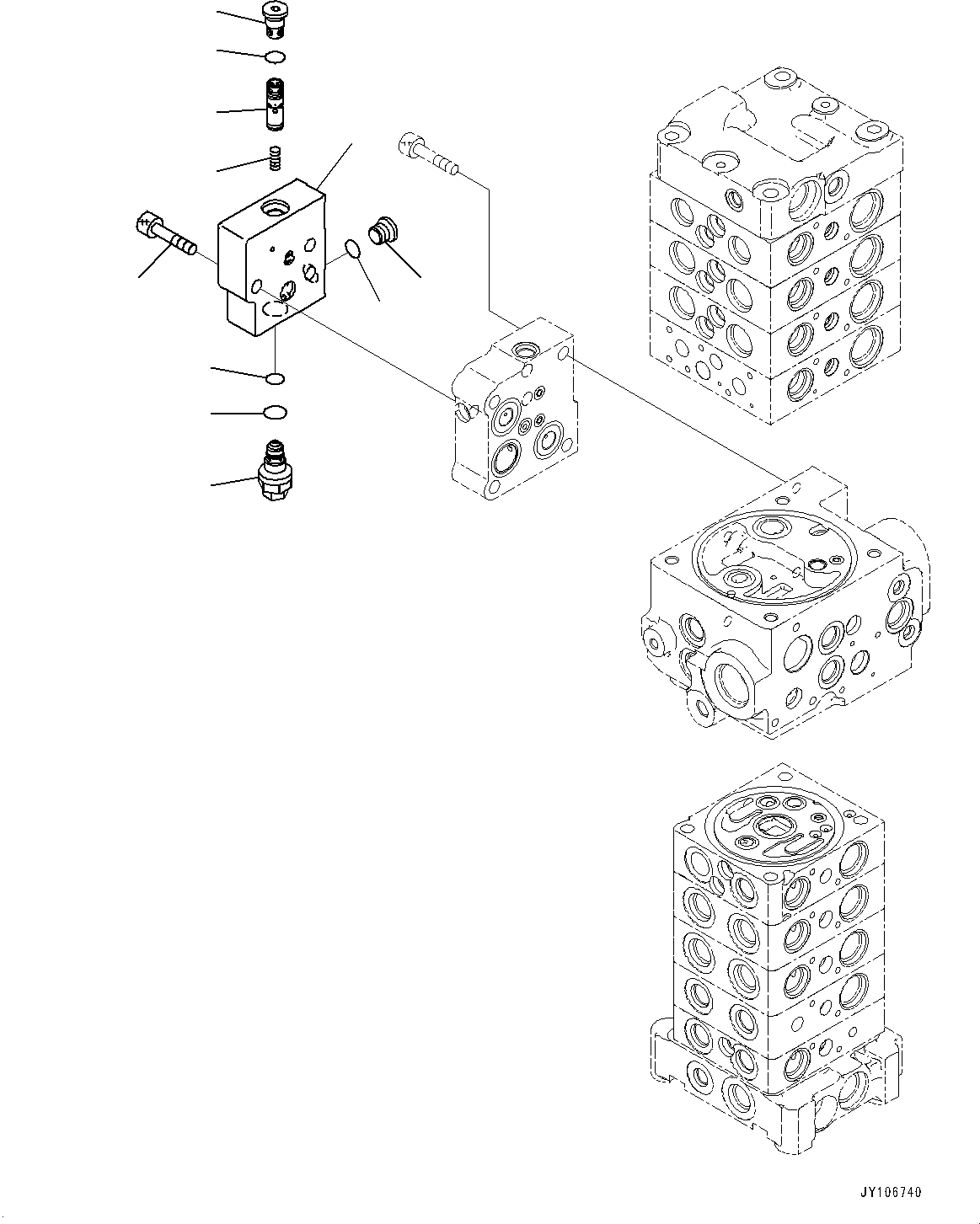 Клапан в сборе 723-20-98900 KOMATSU