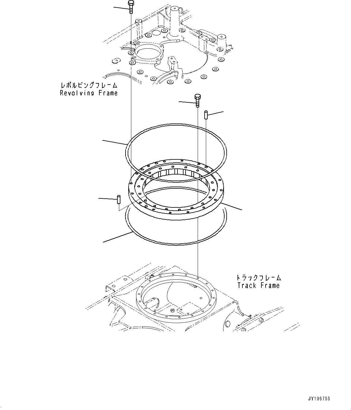 Swing Circle 22J-25-35210 KOMATSU
