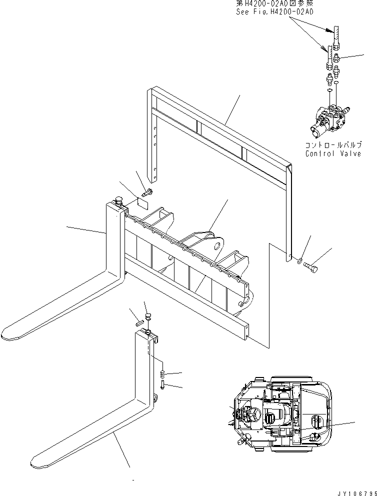 Рукоятка 415-884-1160 KOMATSU