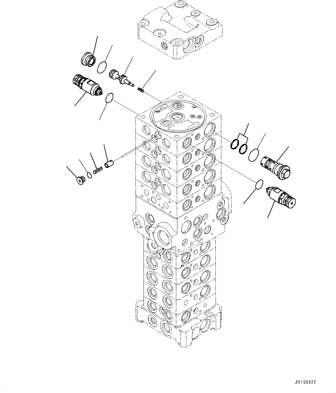 VALVE, SUBASSEMBLY 723-20-41801 KOMATSU