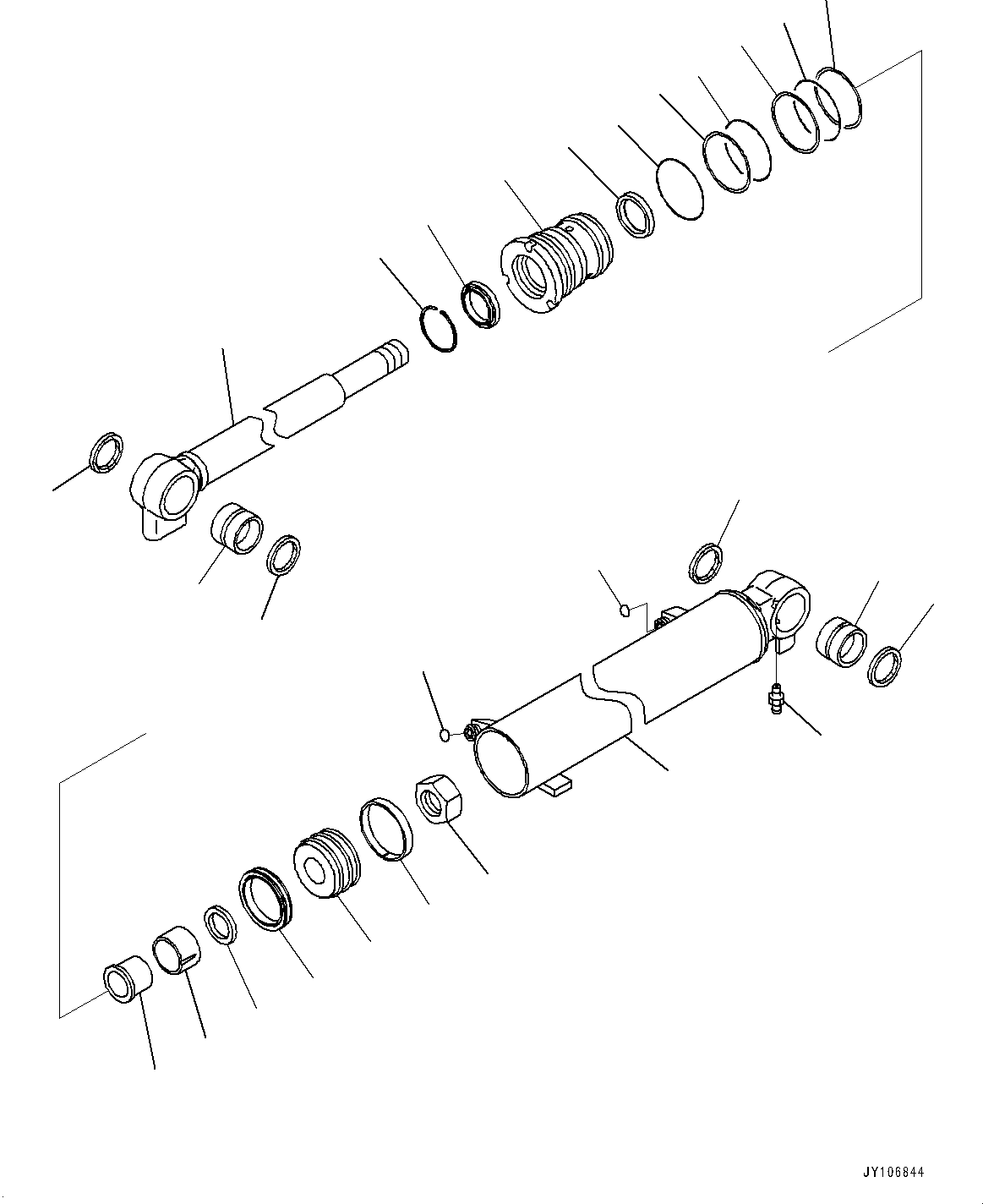 CYLINDER, ASSEMBLY 707-G0-03340 KOMATSU