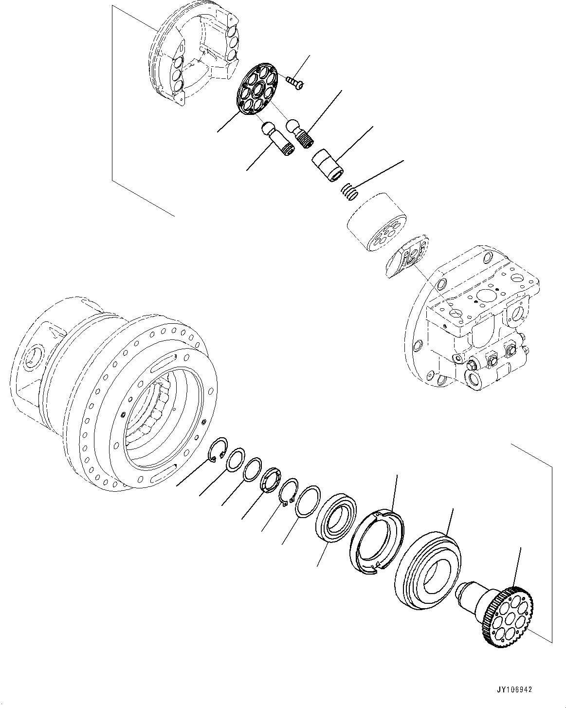 Комплект распорок (706-8L-42110) KOMATSU