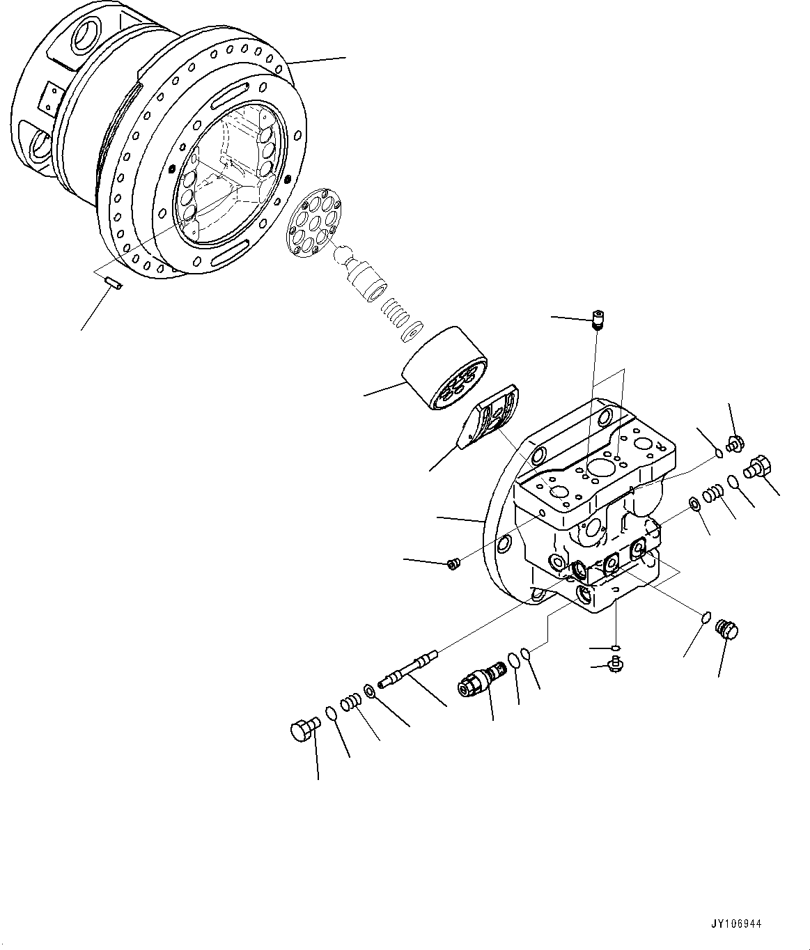 Электродвигатель в сборе 706-8L-01320 KOMATSU