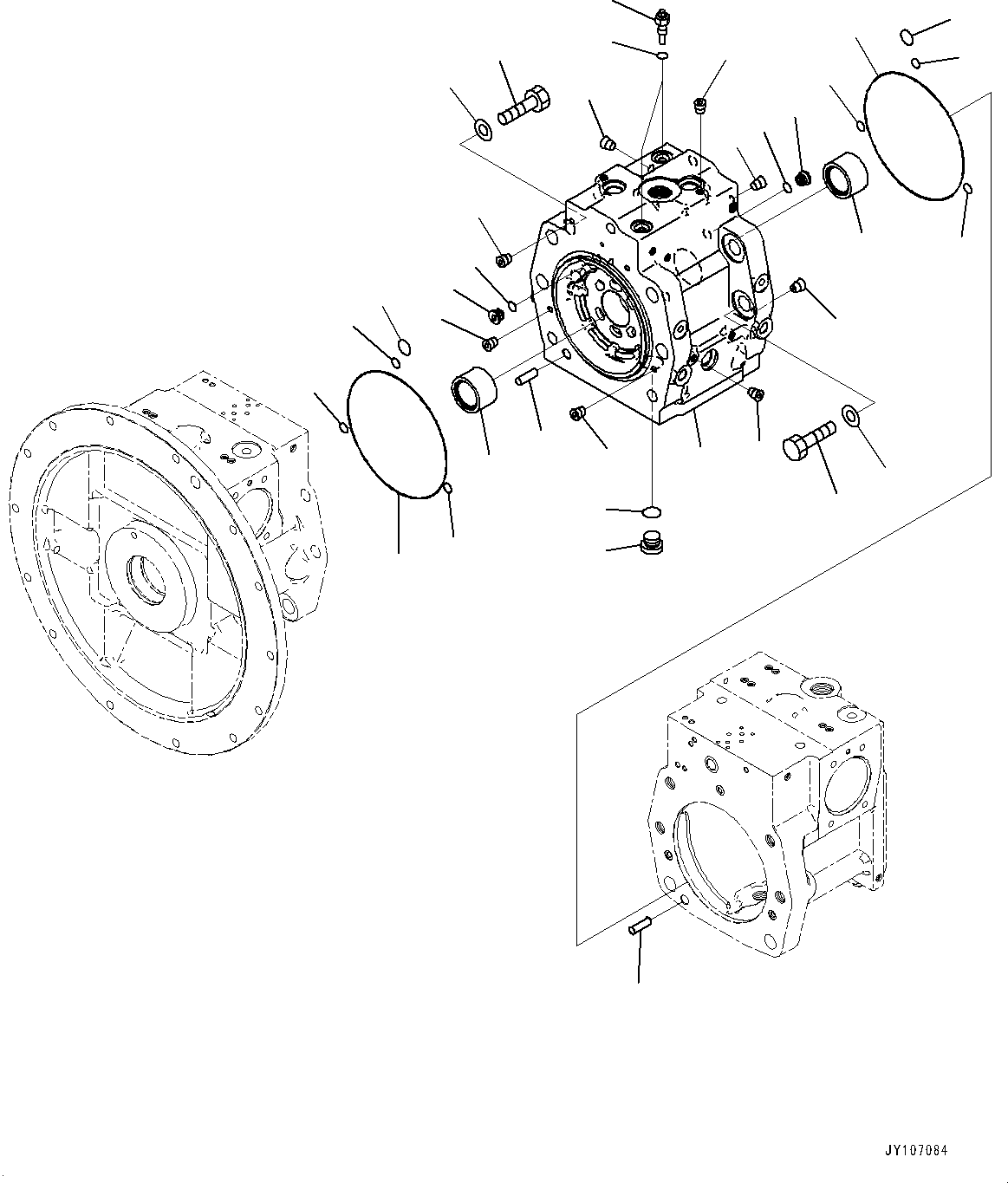 Cap Assembly, End (720-2H-04130) KOMATSU