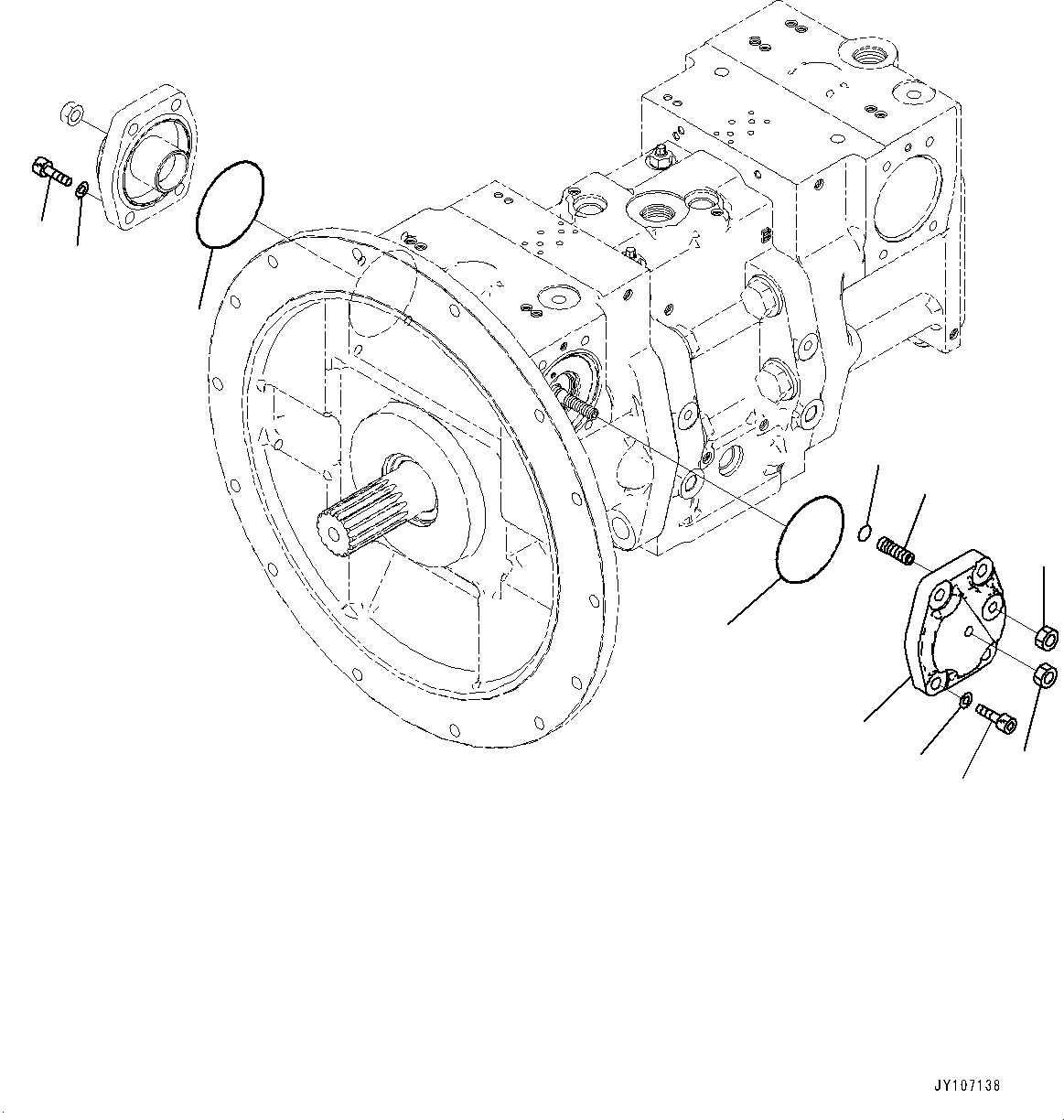 Крышка в сборе (720-2H-03130) KOMATSU