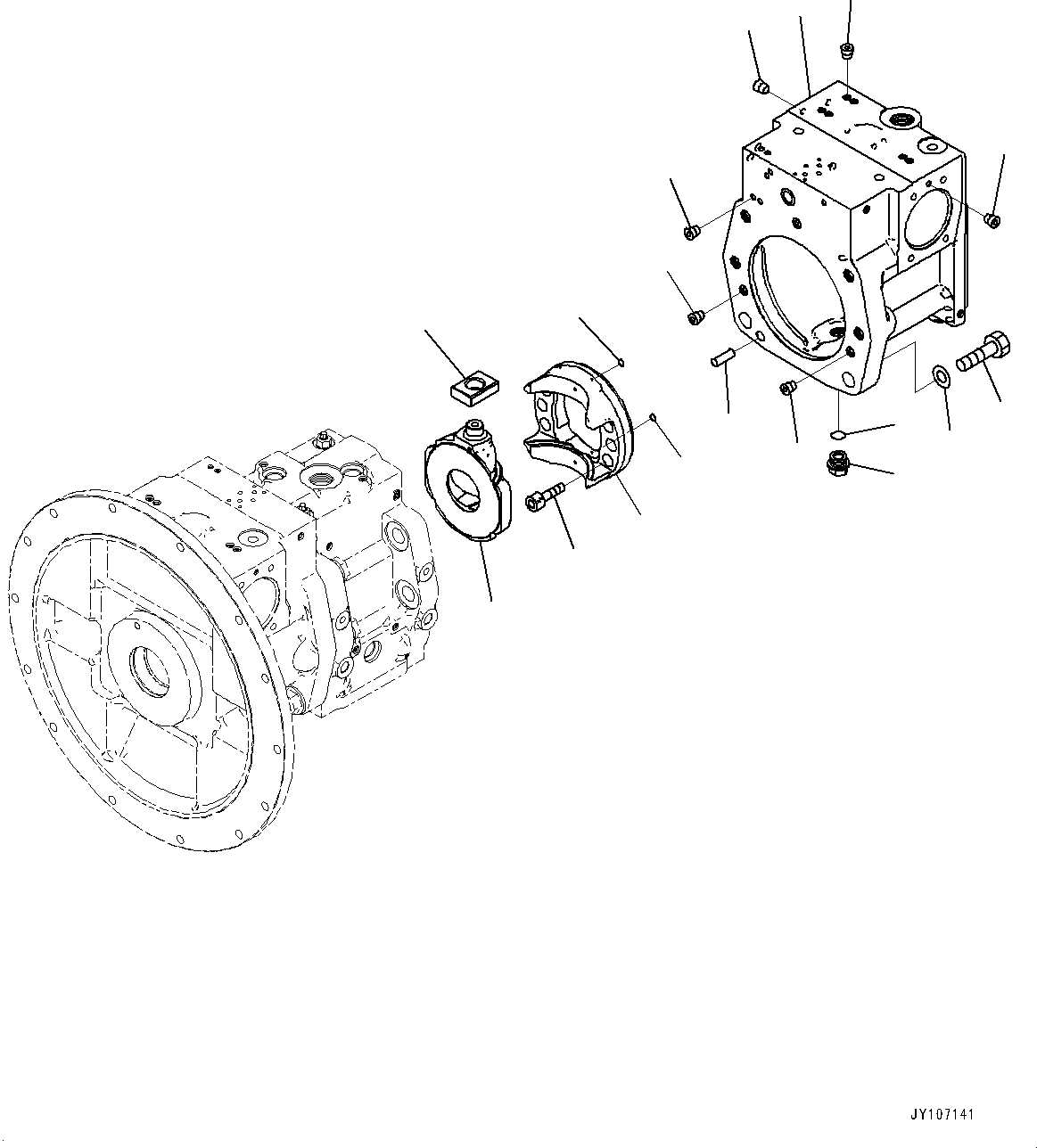 Case Assembly, Rear (720-2H-04120) KOMATSU