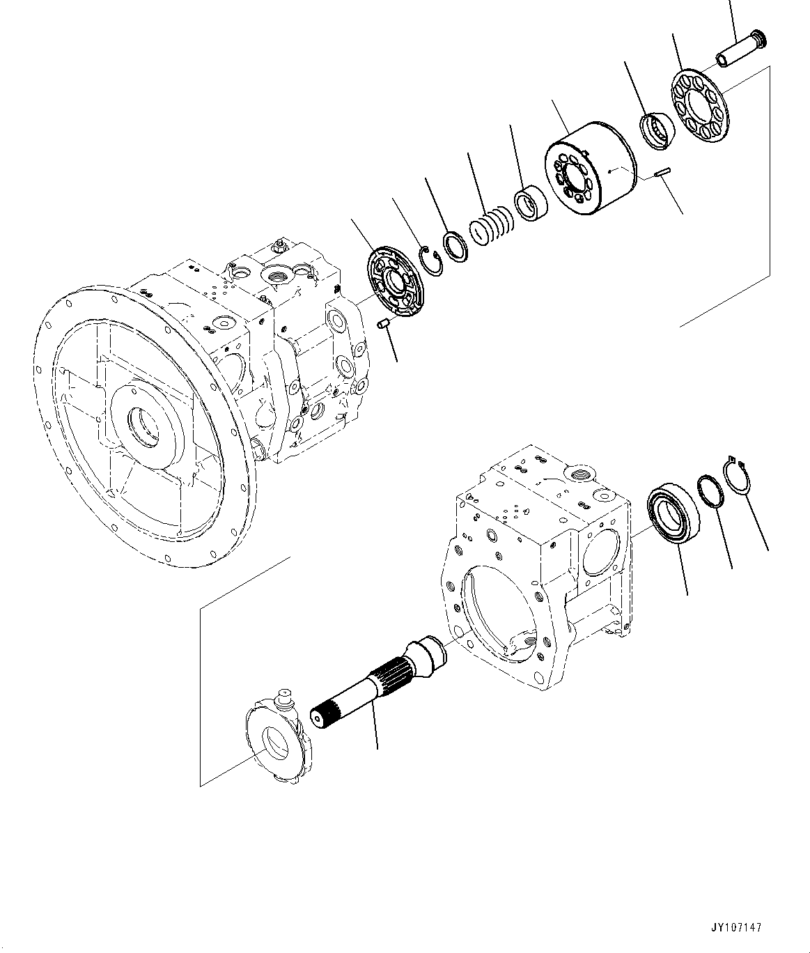 Block Assembly, Rear (720-2H-04320) KOMATSU