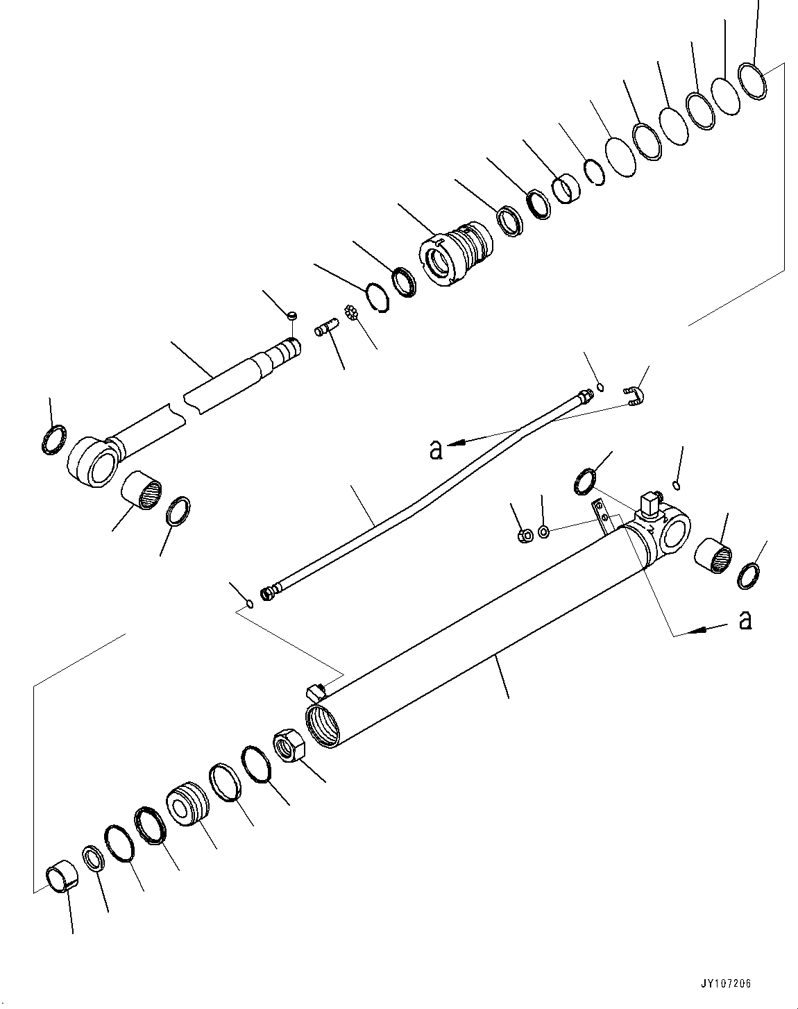 Трубка 707-86-08430 KOMATSU