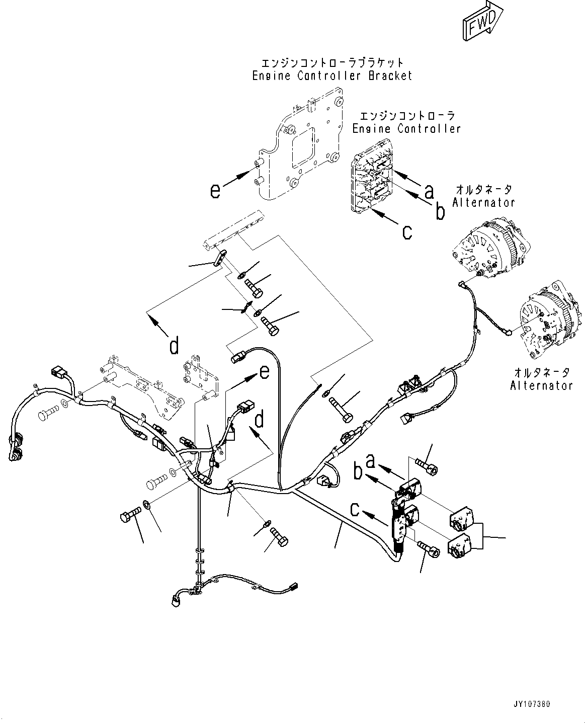 Жгут проводов 6266-82-8770 KOMATSU