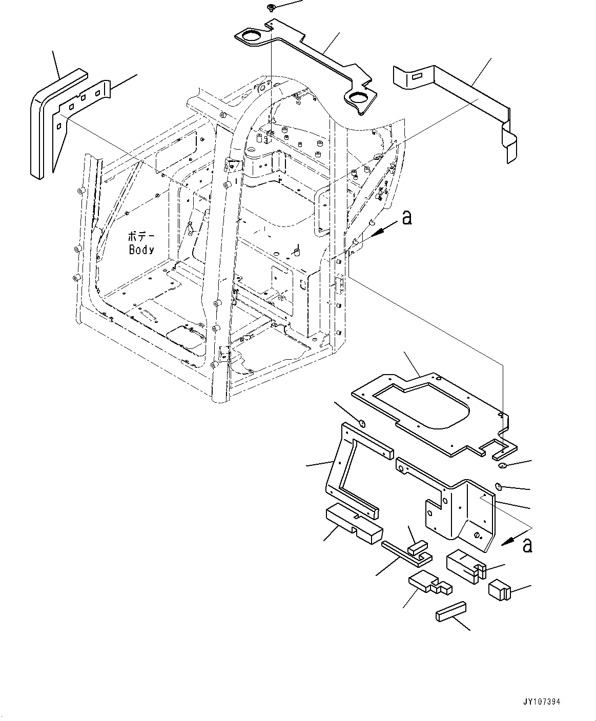 Лист 22K-54-53550 KOMATSU