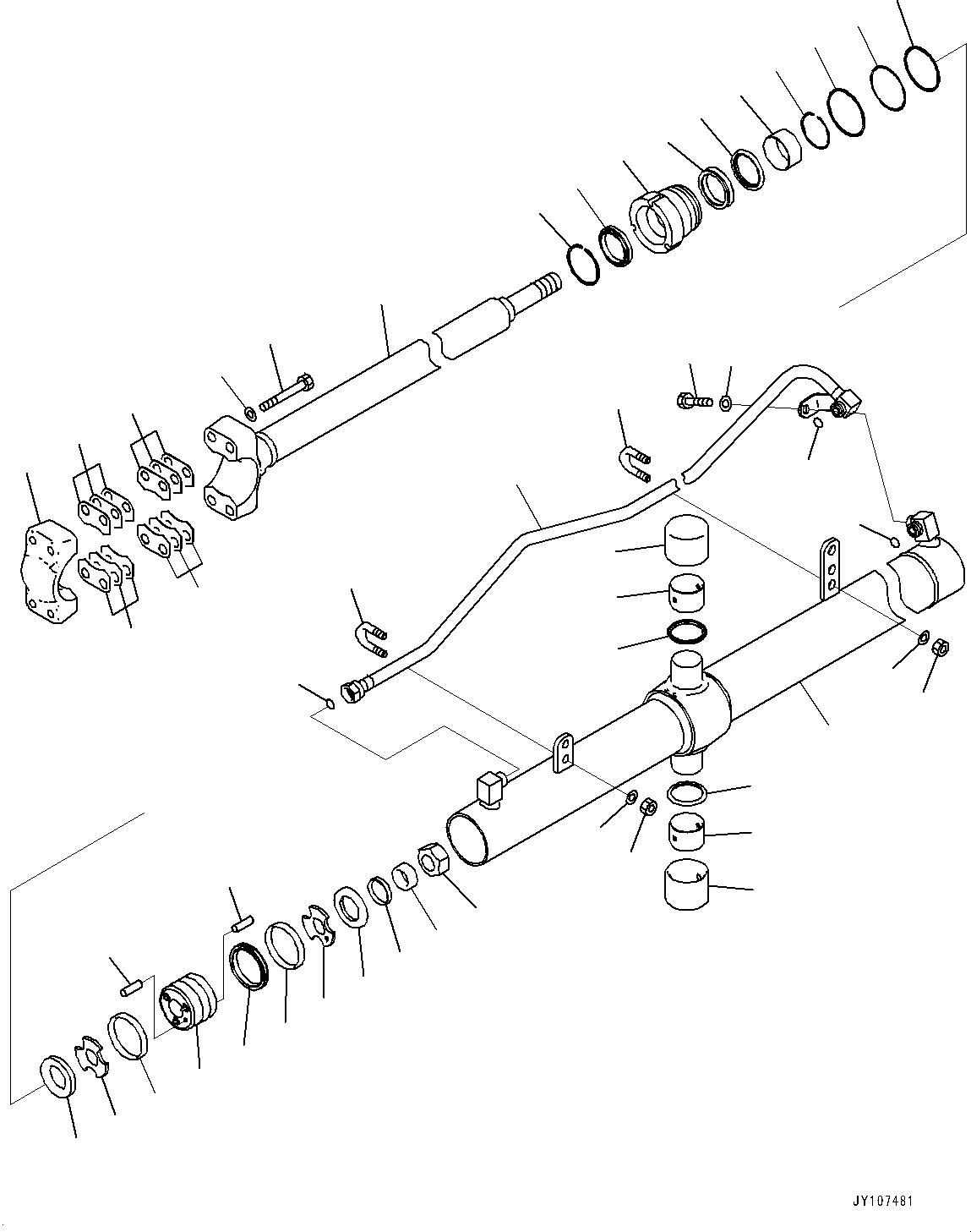 Цилиндр 707-12-90380 KOMATSU
