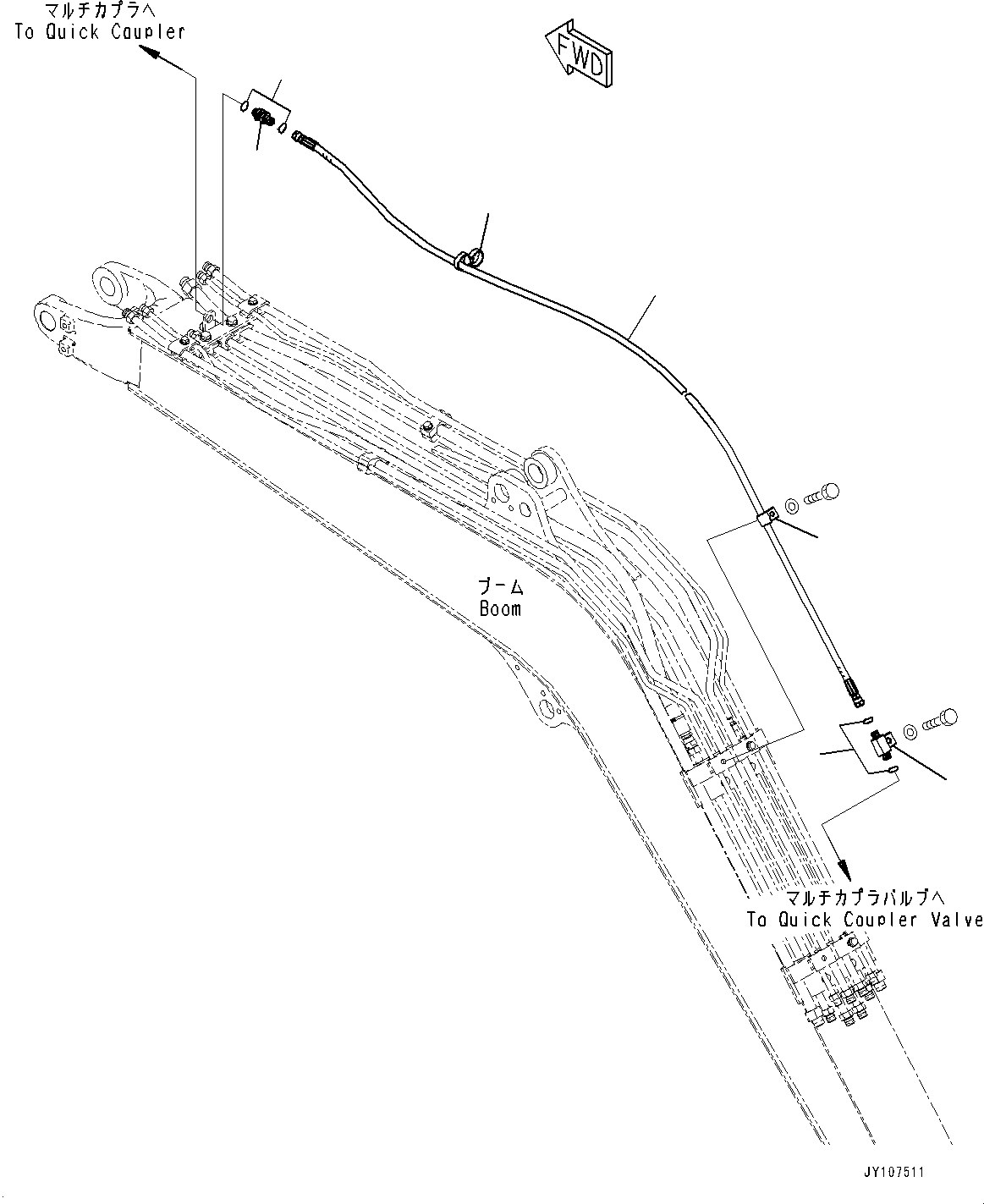Шланг 22F-973-5820 KOMATSU