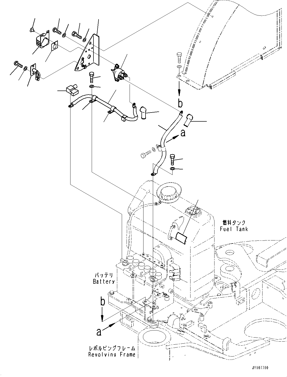 Plate, Notice, System Operating Lamp 421-93-78170 KOMATSU