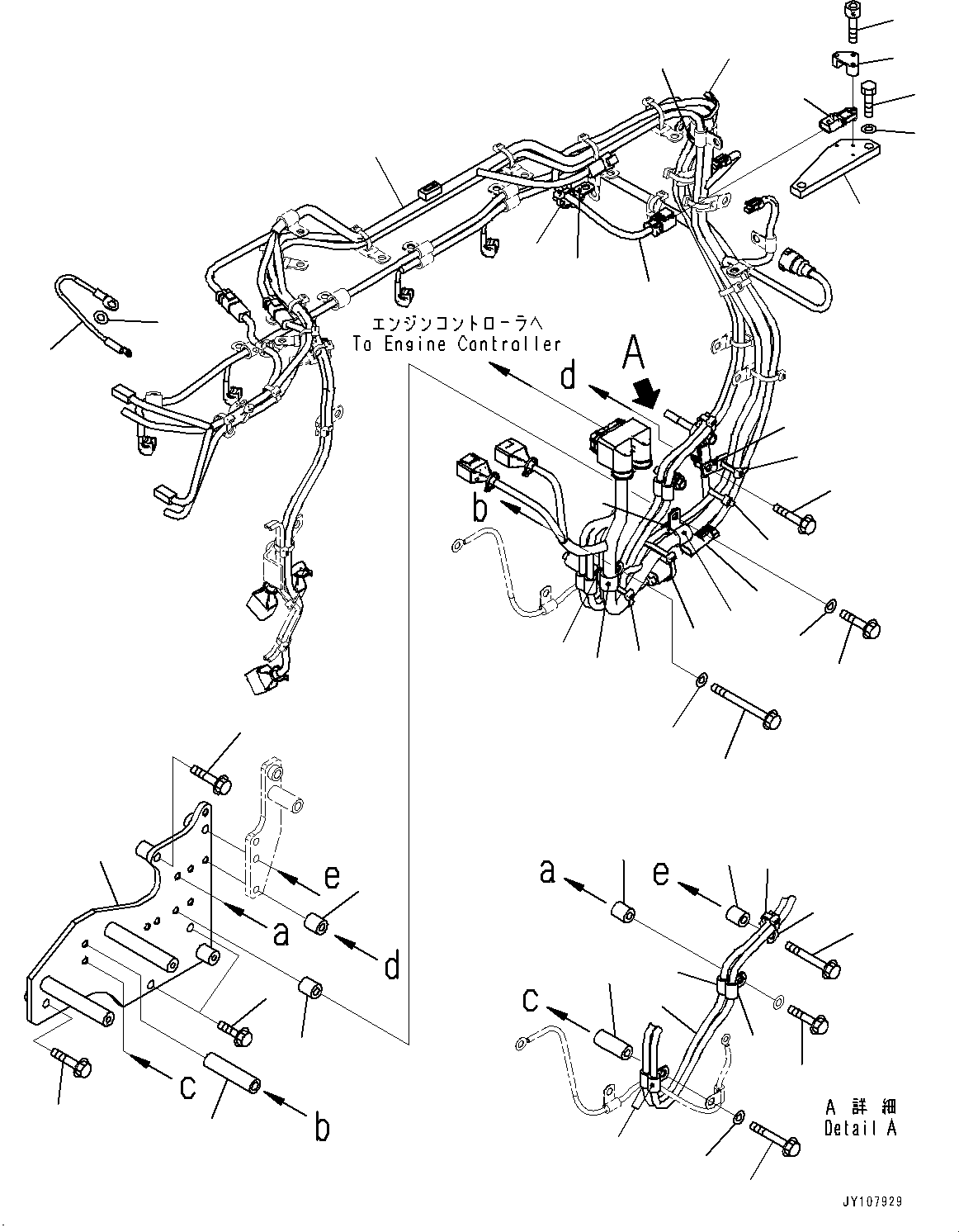 Жгут проводов 6261-81-5850 KOMATSU