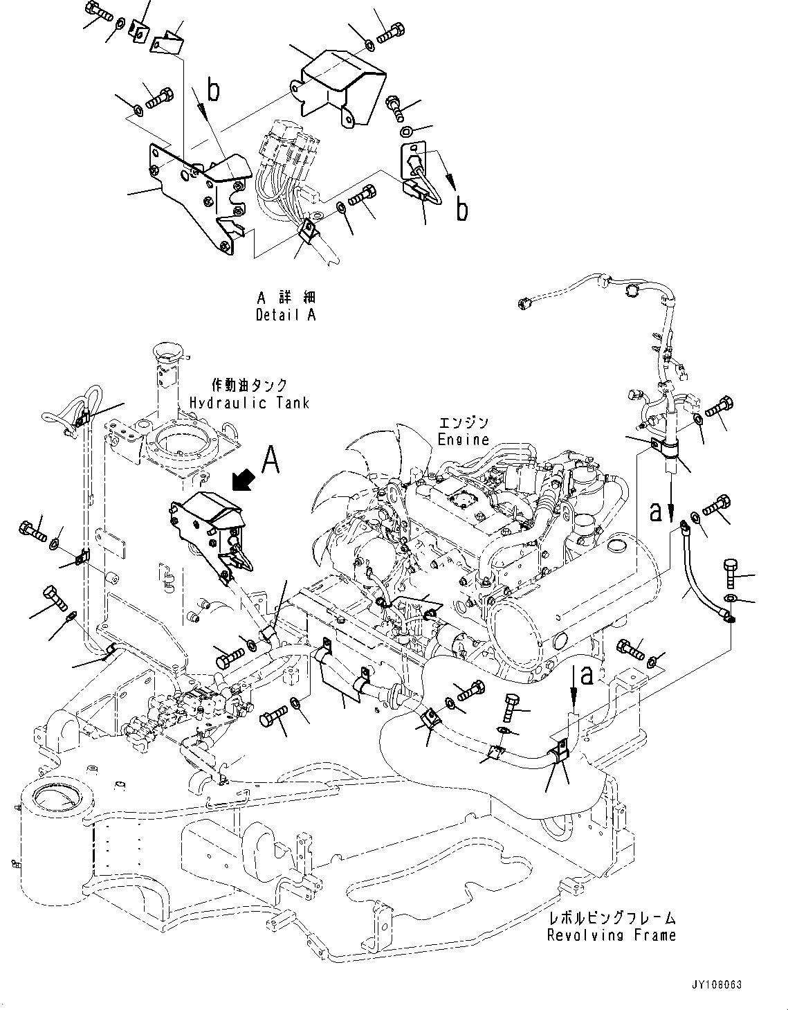 Кронштейн 22F-06-51190 KOMATSU