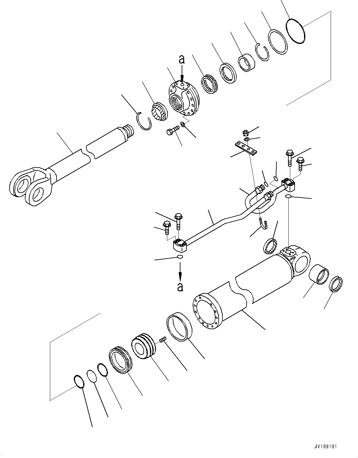 Головка цилиндра 707-27-14861 KOMATSU