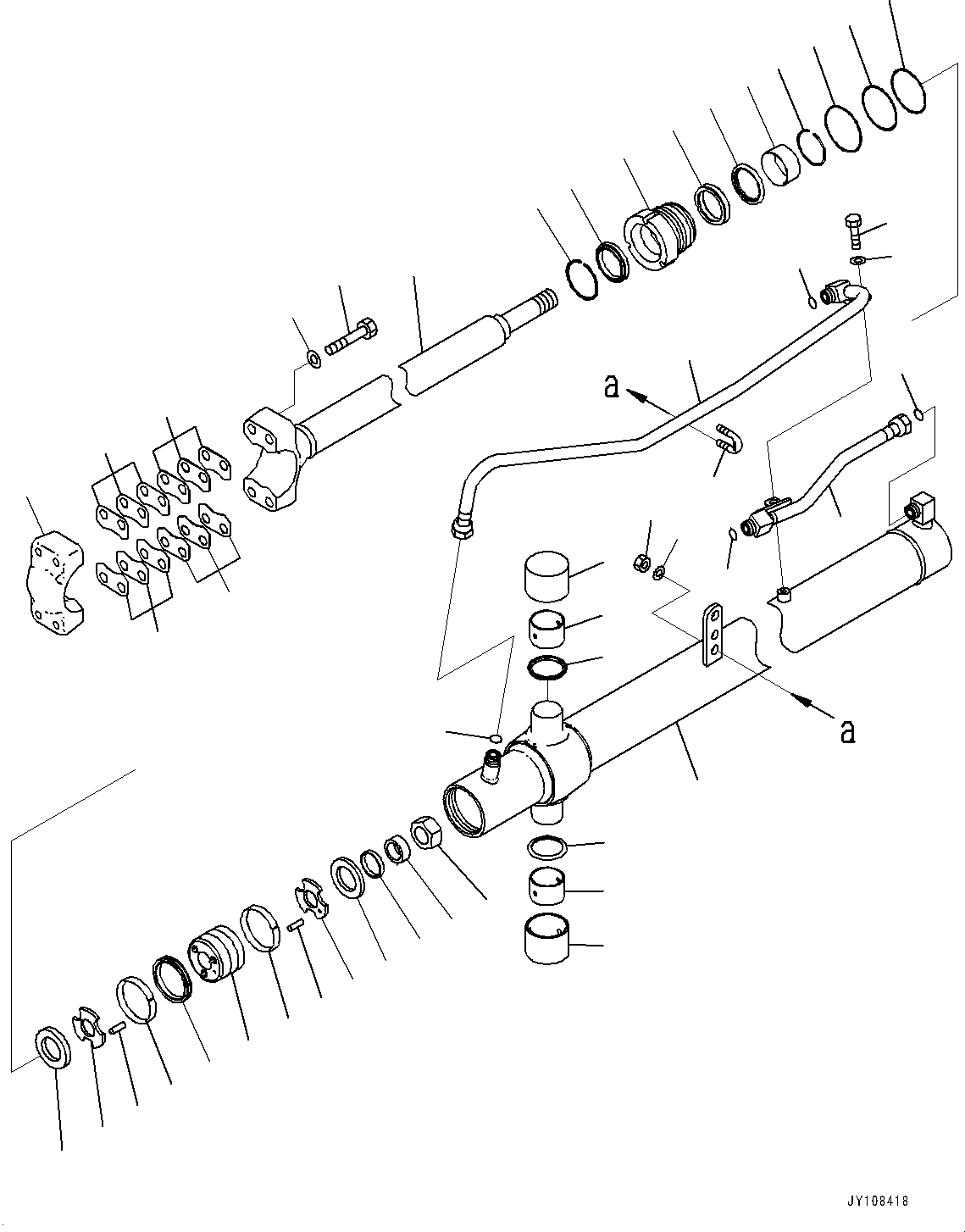 Цилиндр 707-12-90440 KOMATSU