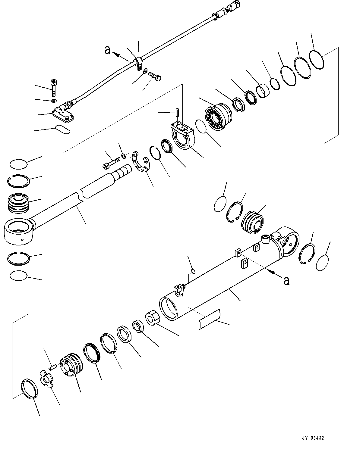 Цилиндр 707-11-90F10 KOMATSU