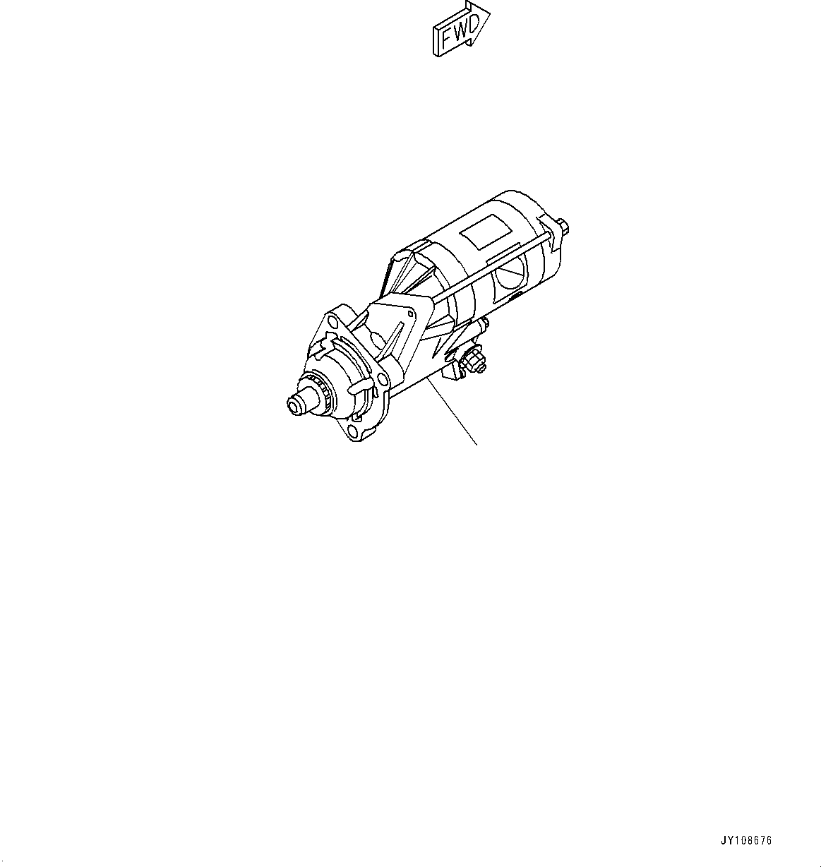 Starting Motor Assembly 600-863-4270 KOMATSU