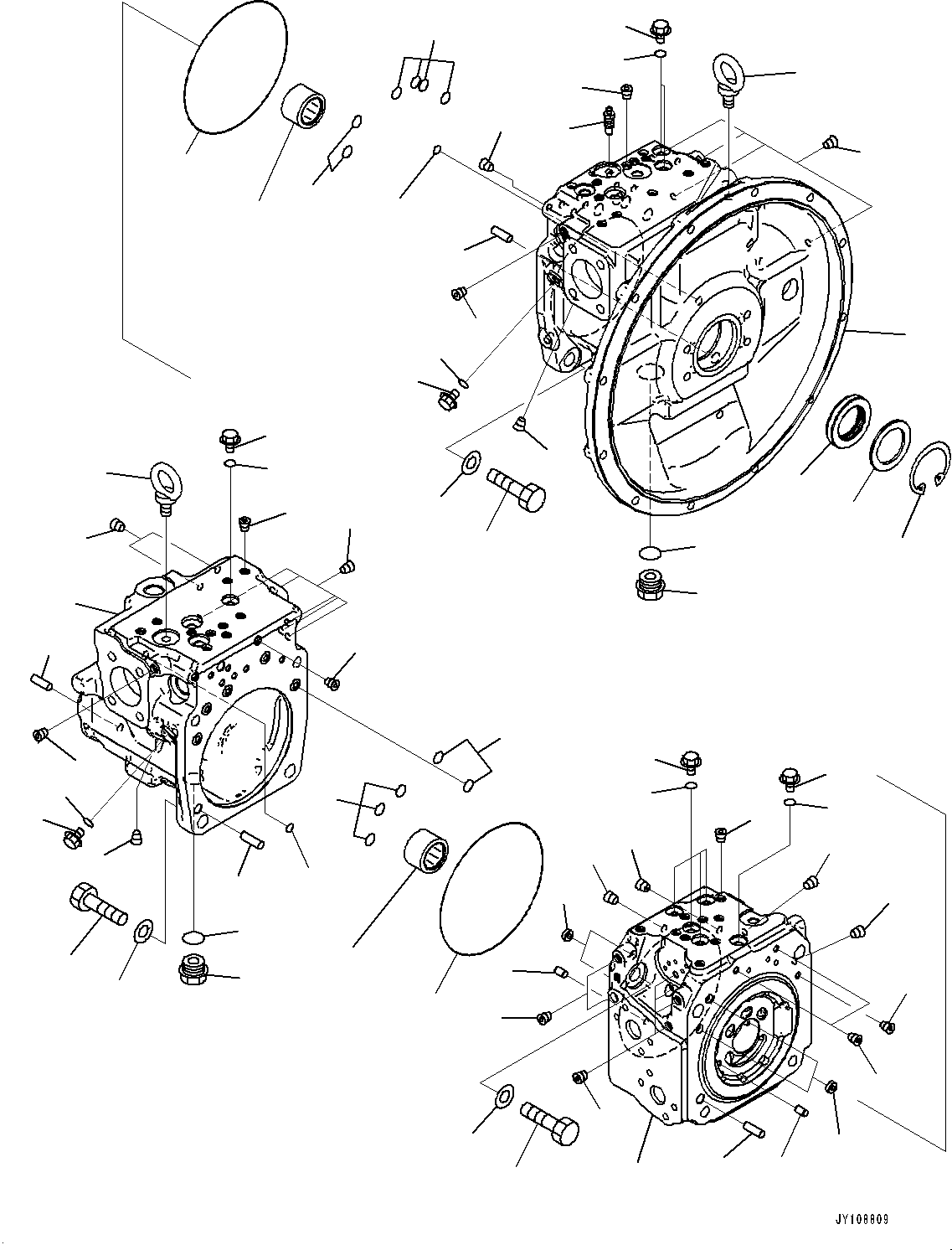 Case Assembly, Front (708-2L-05460) KOMATSU