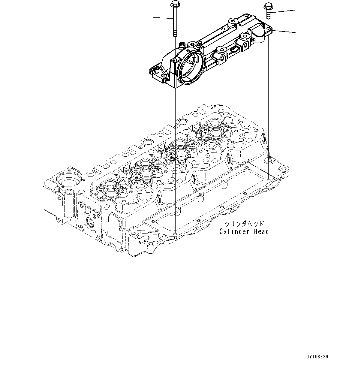 Распределительный коллектор 6751-11-4260 KOMATSU