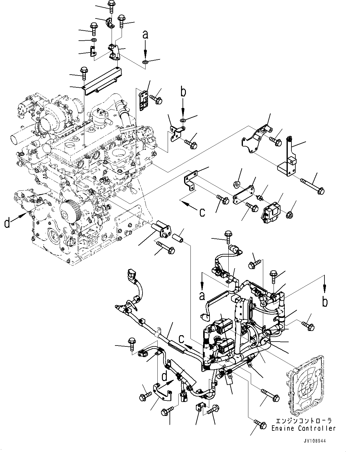Жгут проводов 6276-81-9141 KOMATSU