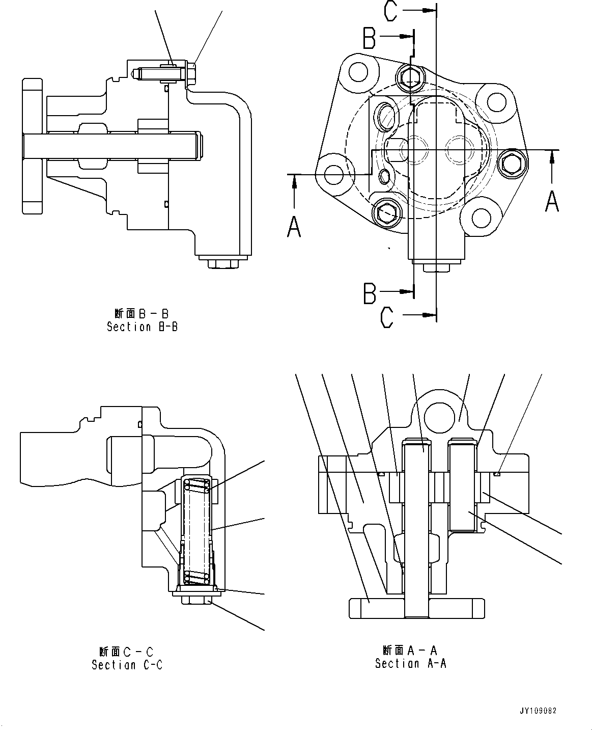Корпус в сборе PML16011202 KOMATSU