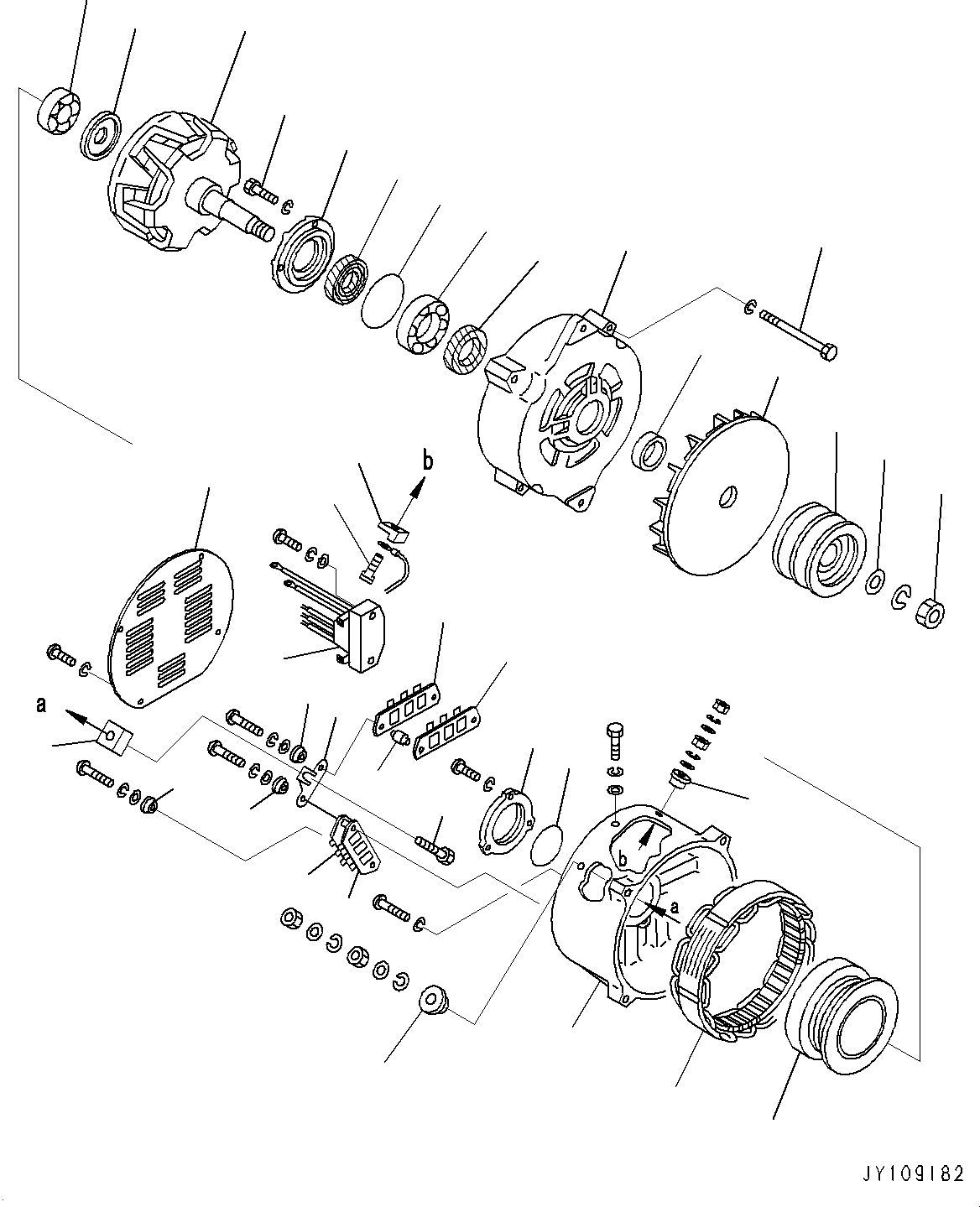 Передний кронштейн в сборе SD1240-07100X0 KOMATSU