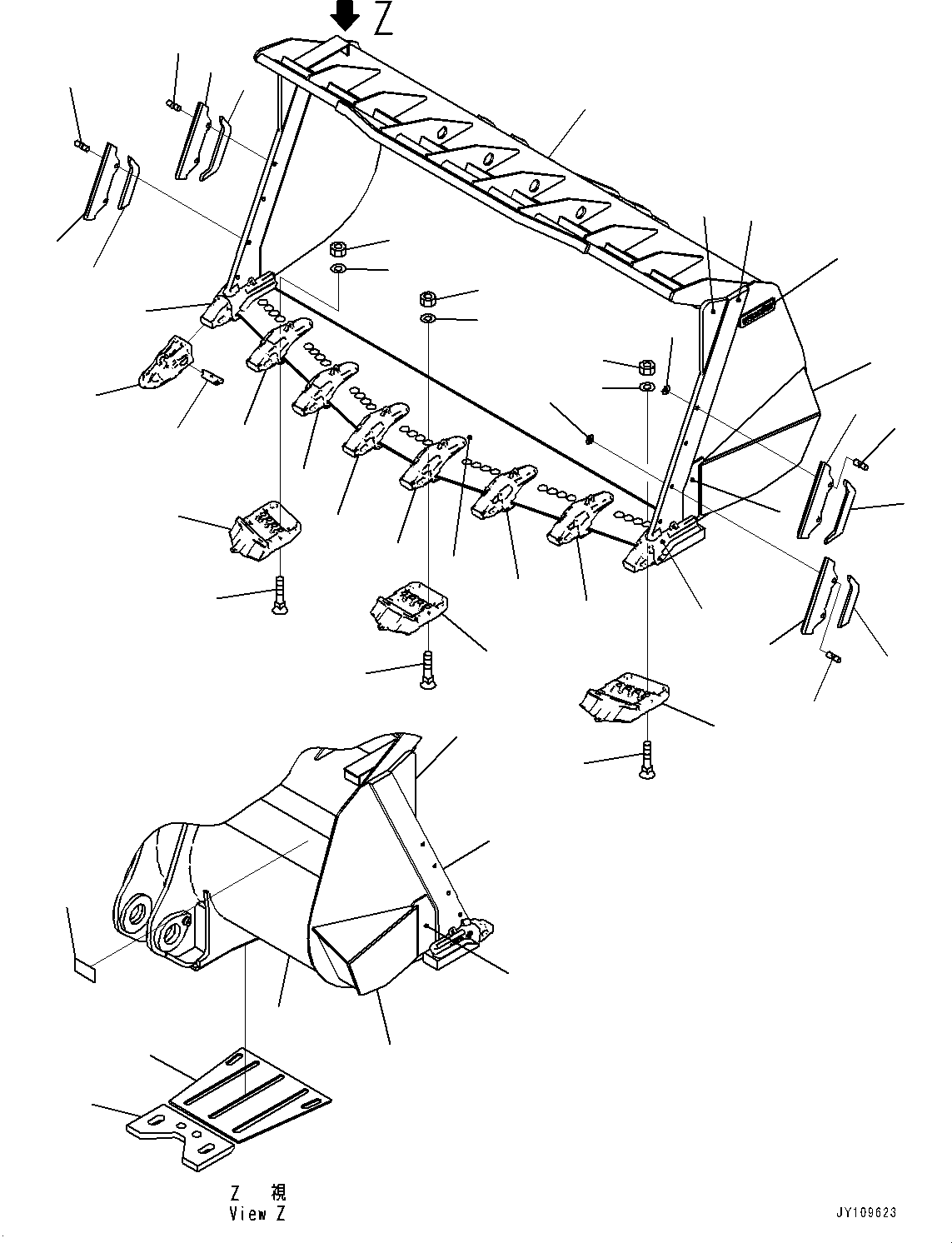 Bucket Assembly 427-831-4402 KOMATSU